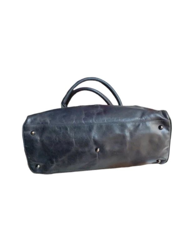 John Galliano Galliano Leather & Suede Satchel c. Early 2000s Size ONE SIZE - 10 Thumbnail