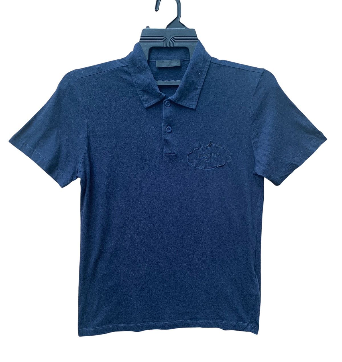 Prada Prada Milano Embroidered Polo Shirt Size US S / EU 44-46 / 1 - 1 Thumbnail
