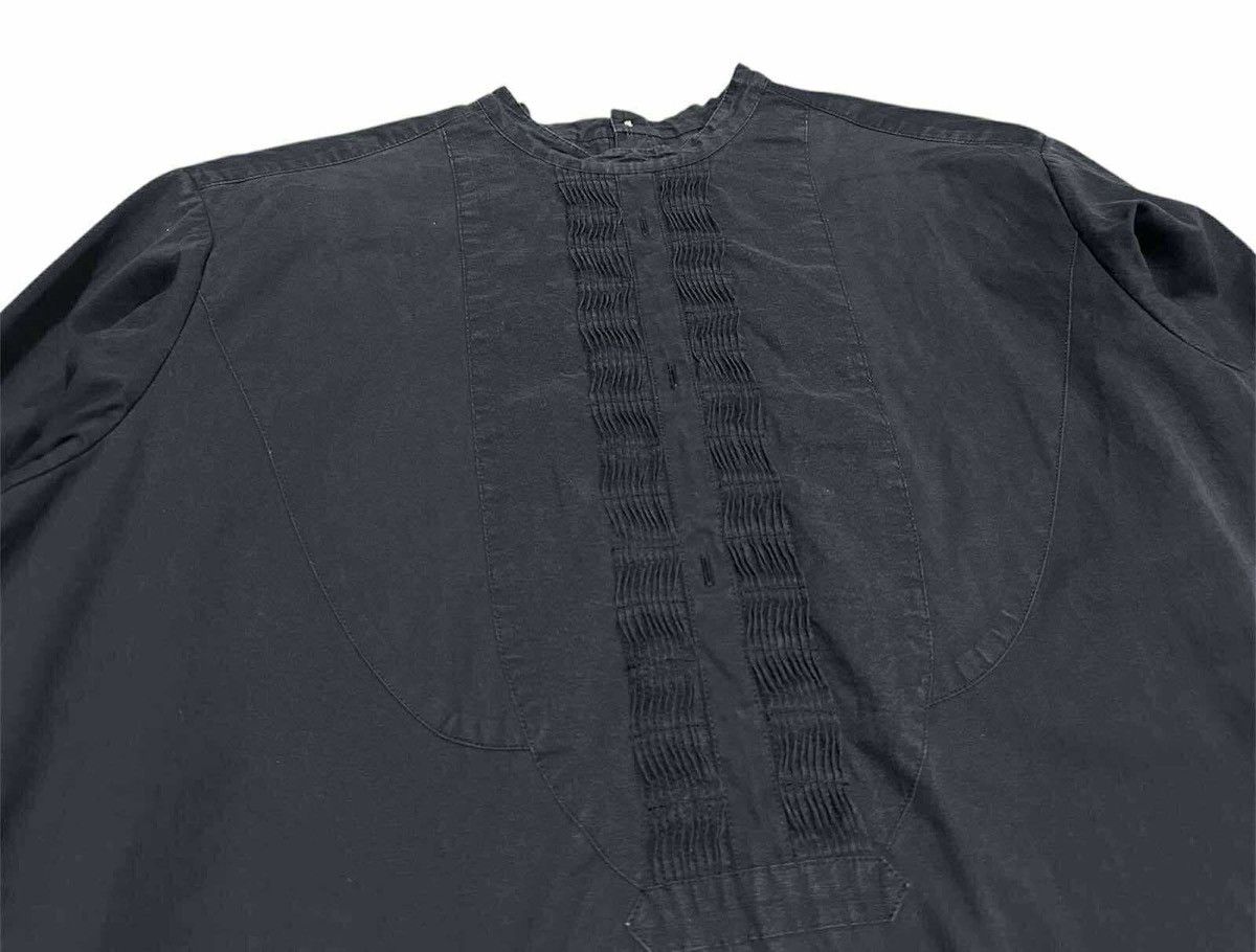 Japanese Brand 🔥Vintage United Arrows Pleated Combination Dress Shirt Size US XL / EU 56 / 4 - 7 Thumbnail