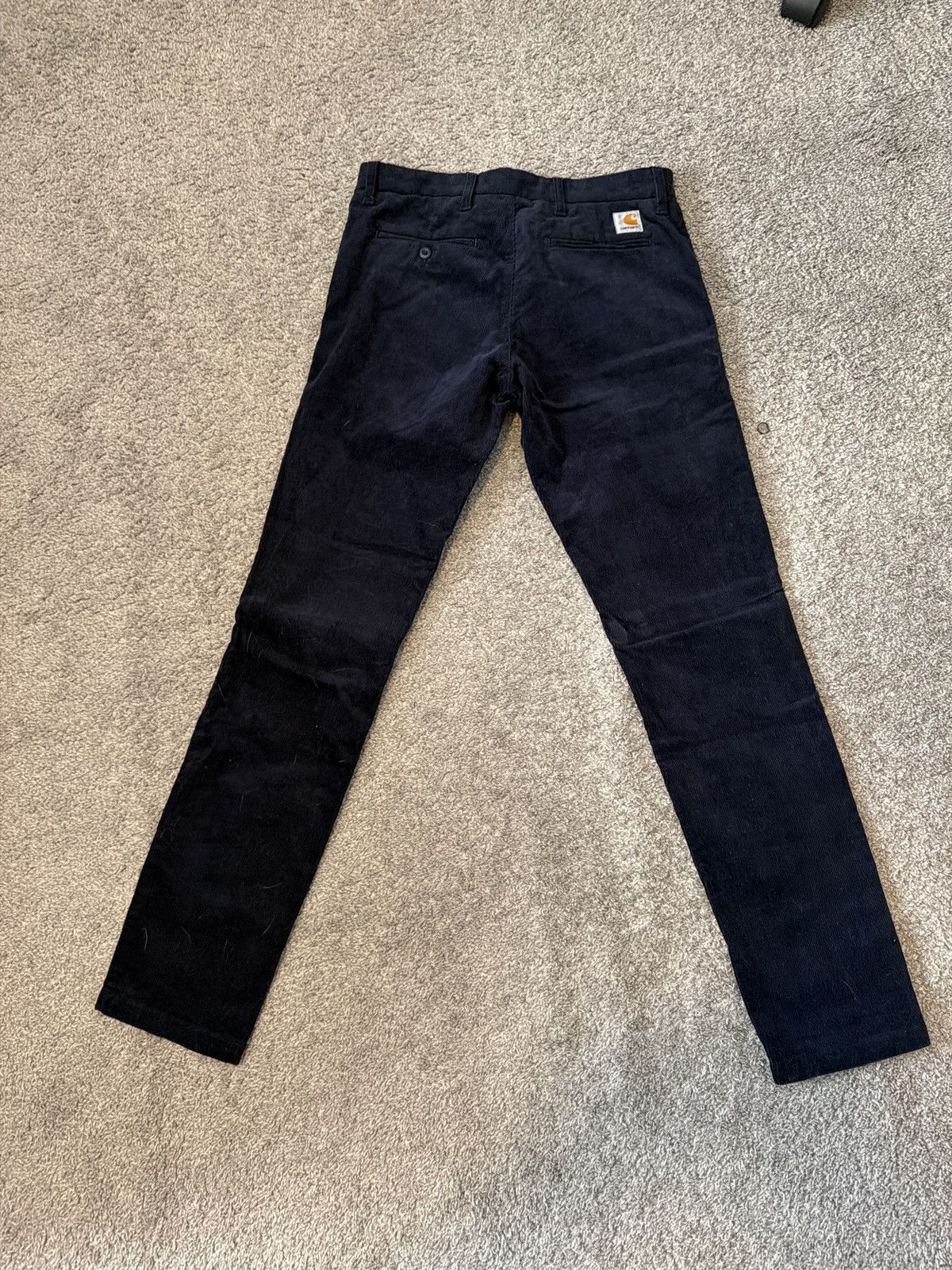 Carhartt Carhartt WIP Sid Pant Corduroy 30x32 Navy Blue Size US 30 / EU 46 - 3 Thumbnail