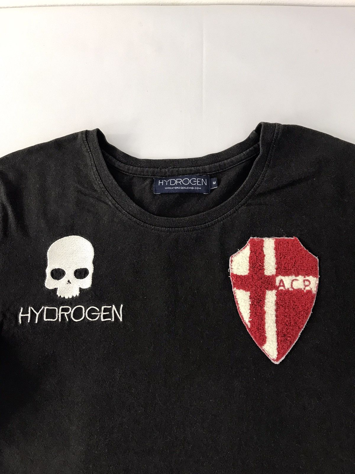 Japanese Brand Hype Hydrogen Jeans Embroidery Logo Longsleeve Tee Size US M / EU 48-50 / 2 - 4 Thumbnail