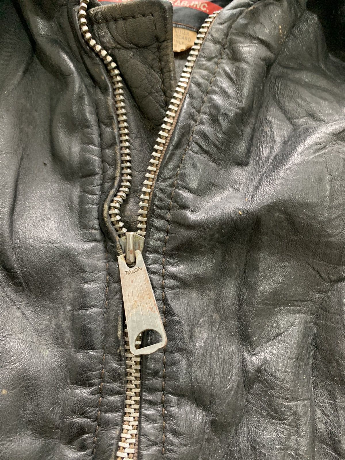 Brooks Brothers × Vintage VINTAGE BROOKS LEATHER JACKET 60s Size US S / EU 44-46 / 1 - 6 Thumbnail