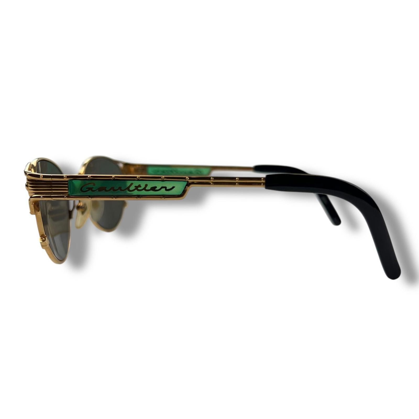 Jean Paul Gaultier Jean Paul Gaultier 56-4179 Gold Sunglasses Size ONE SIZE - 2 Thumbnail