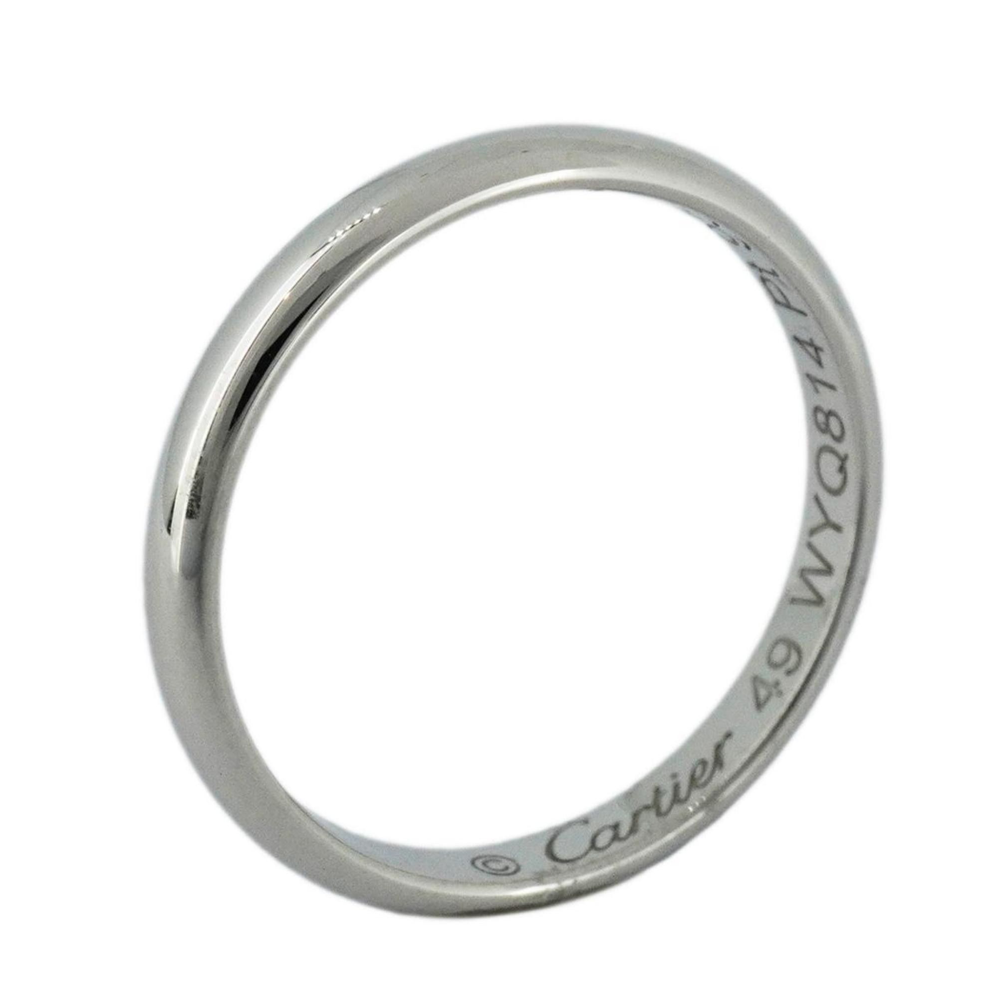 image of Cartier Ring Classic Wedding Pt950 Platinum Ladies, Women's