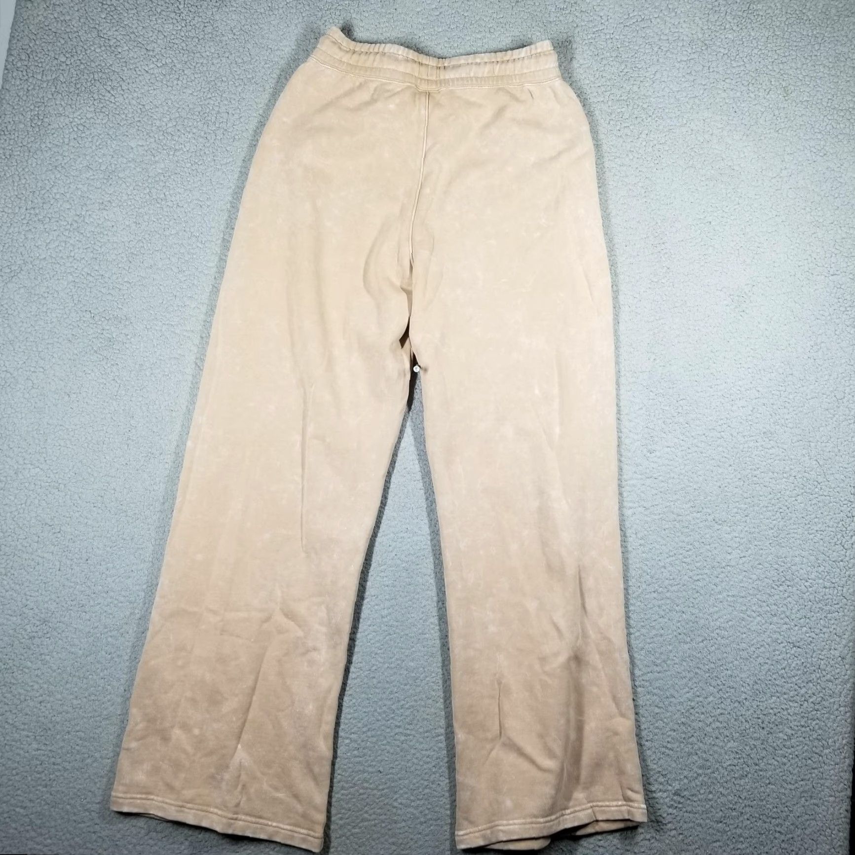 Jordan Brand Jordan Pants Mens Small Light British Tan Fleece Sweatpants Flight Patch Pockets Size US 29 - 2 Thumbnail