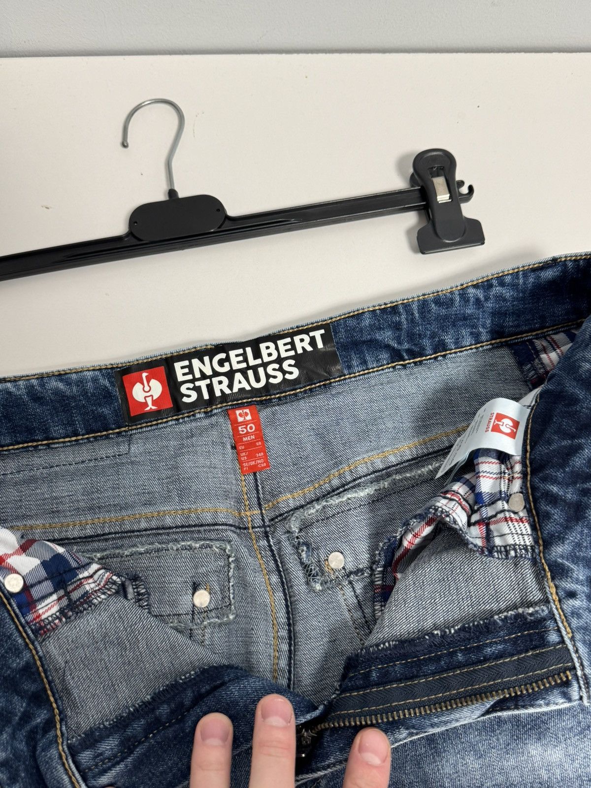 Stewart & Strauss Engelbert Strauss Workwear Denim Pants Size US 34 / EU 50 - 14 Thumbnail