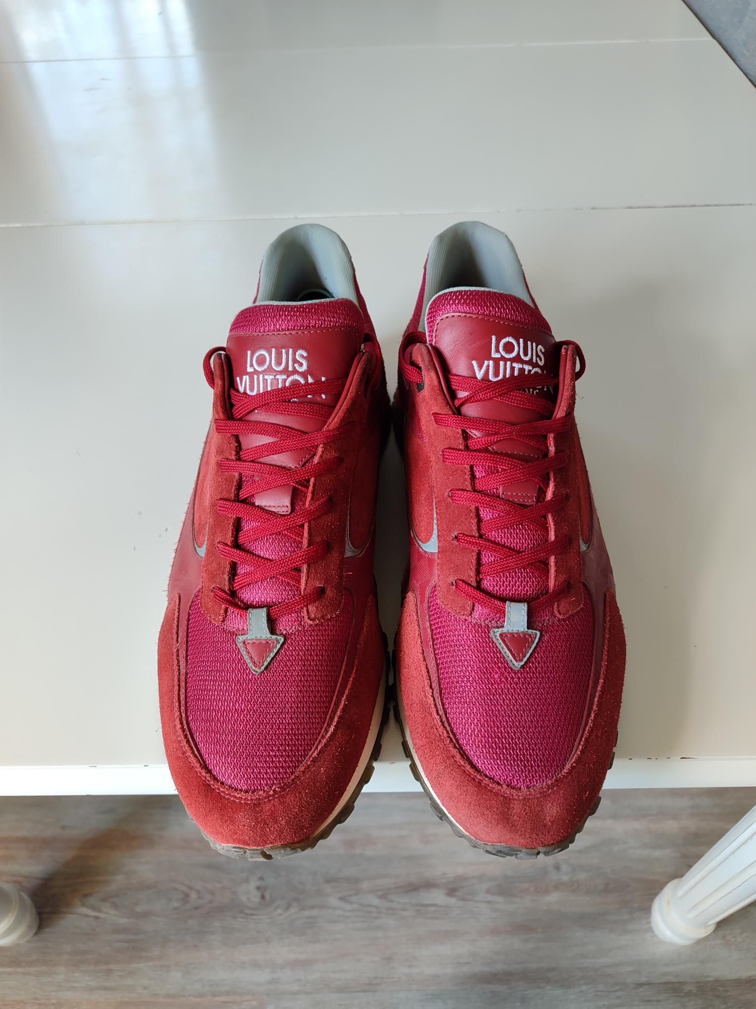 Louis Vuitton BASKETS LOUIS VUTTON RUN AWAY RED Size US 11.5 / EU 44-45 - 4 Thumbnail