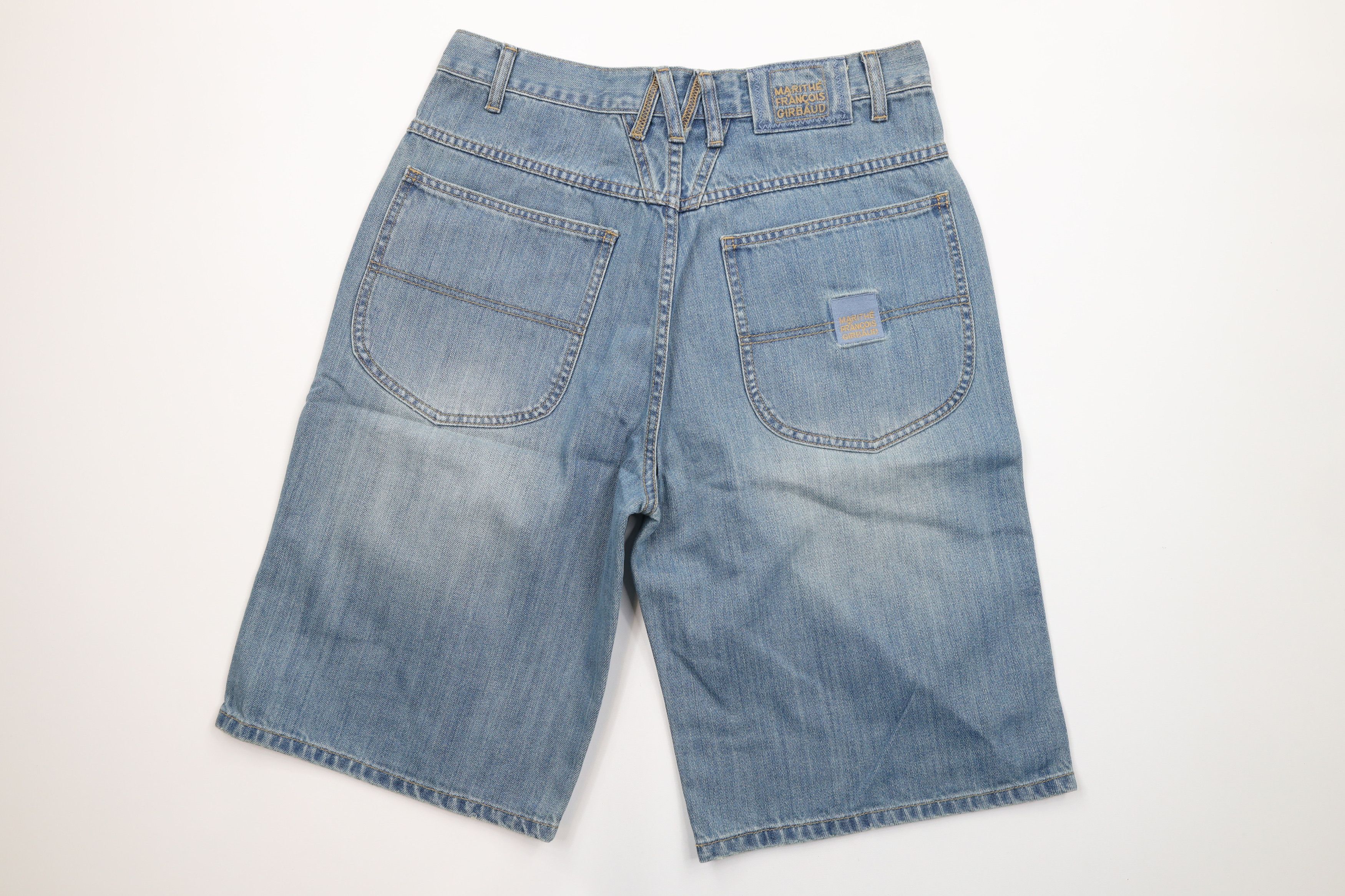 Marithe + Francois Girbaud × Vintage Deadstock Vintage Marithe Francois Girbaud Denim Jean Shorts Size US 32 / EU 48 - 7 Thumbnail