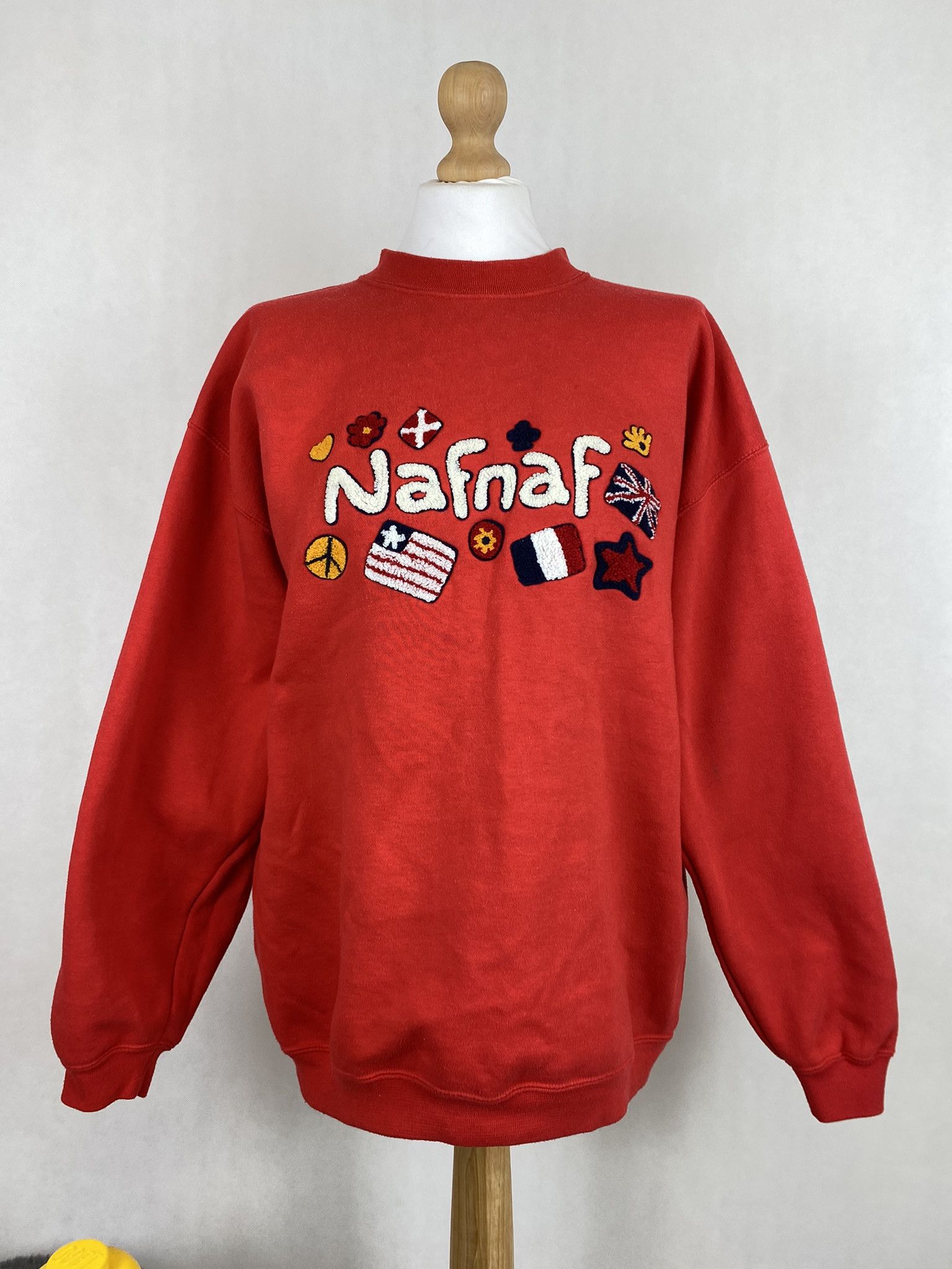 Vintage nafnaf vintage sweatshirt oversize boxy rare Size US L / EU 52-54 / 3 - 2 Thumbnail