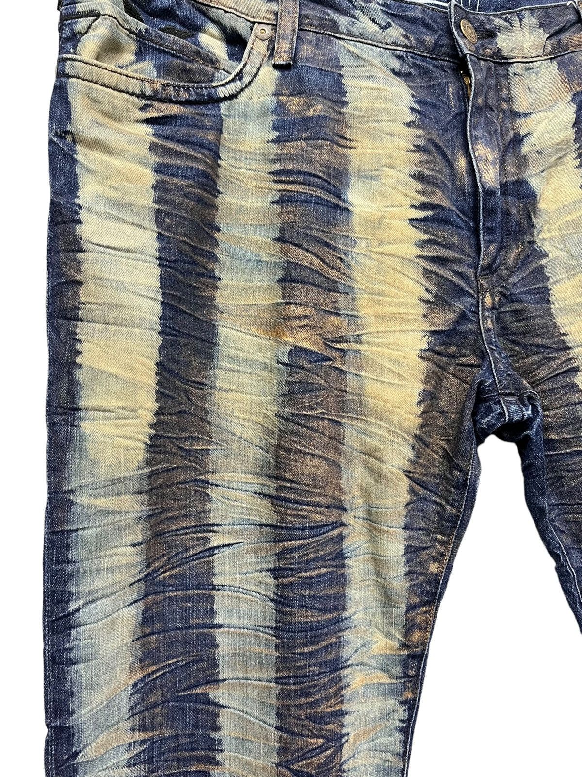 Asspizza × Robins Jeans 42”🔥RARE ROBIN’S JEANS FYE DESIGN Long Flap Studded Striped Size US 42 / EU 58 - 6 Thumbnail