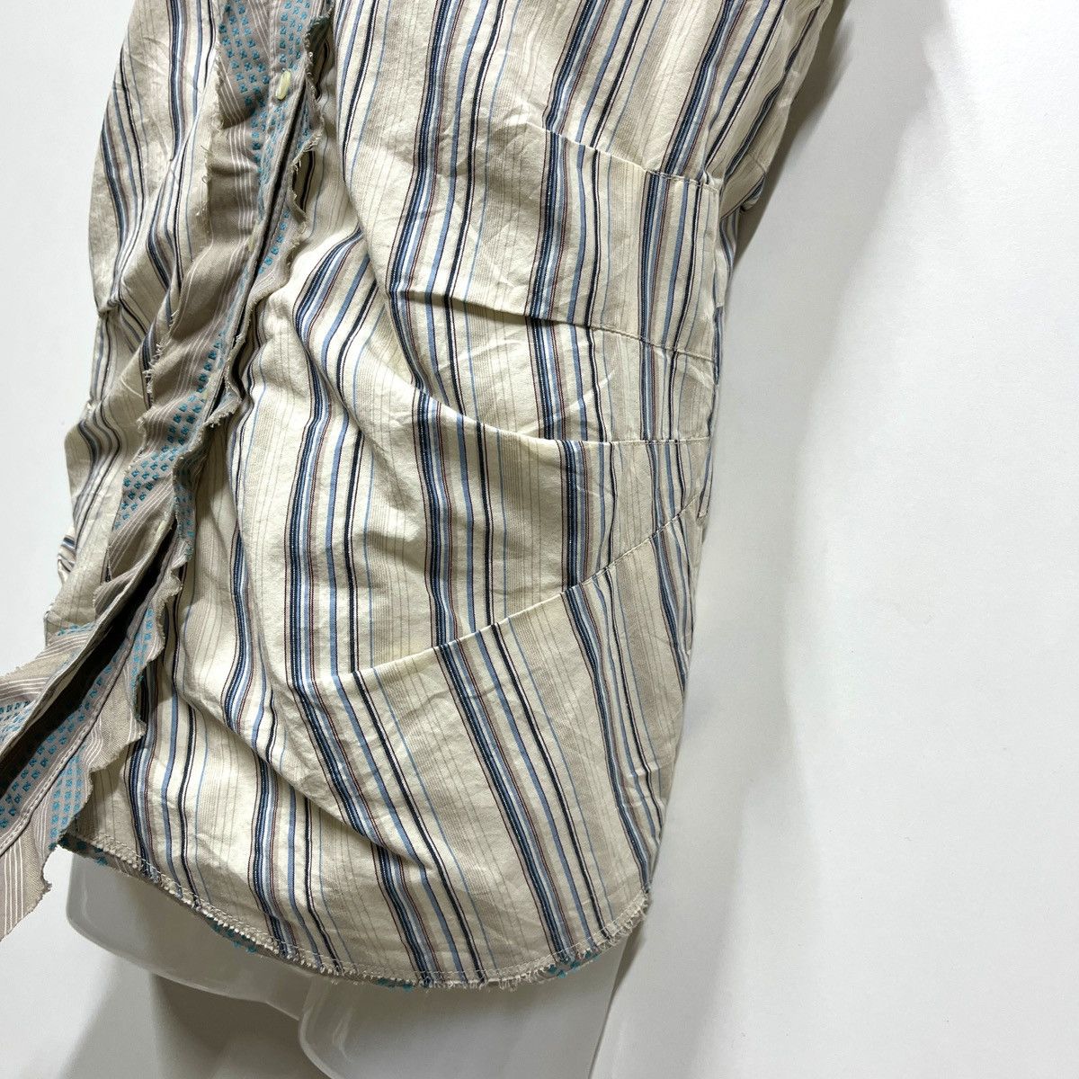 Marithe + Francois Girbaud Marithe Francois Girbaud Sleeveless Pleated Button Up Size S / US 4 / IT 40 - 5 Thumbnail