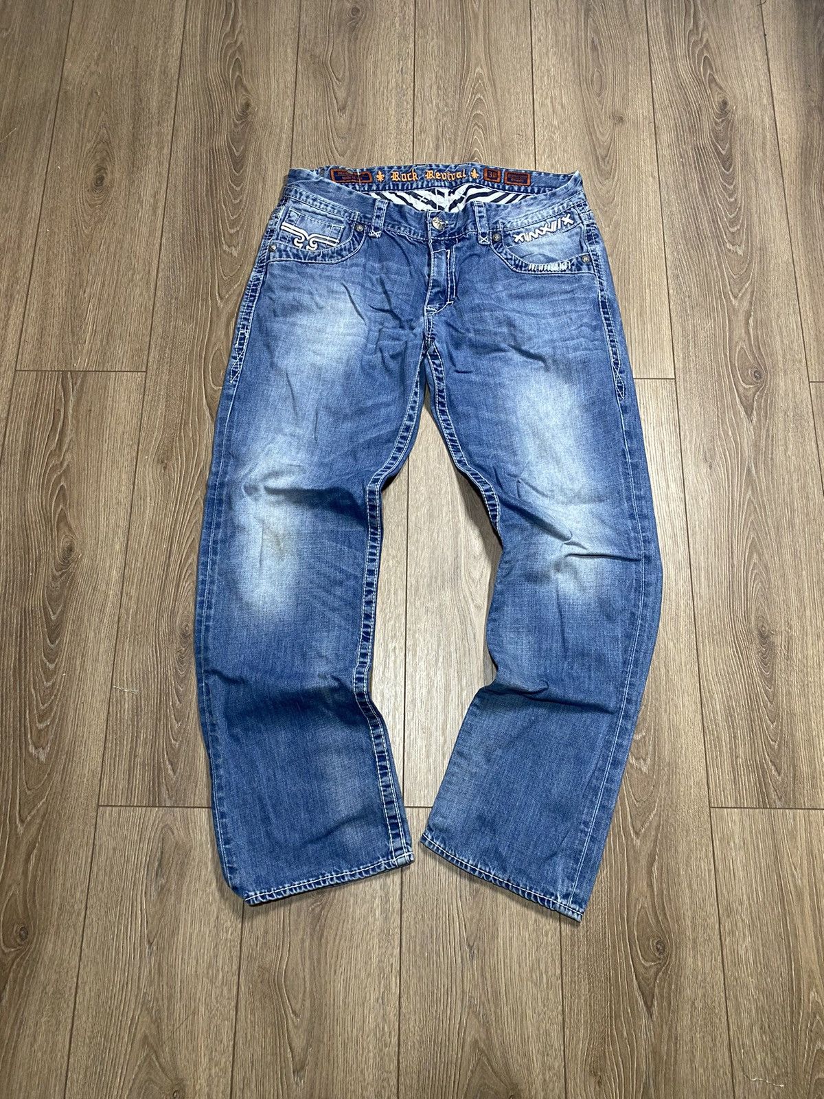 Rock Revival Rock Revival i6w9 Vintage Denim Pants Size US 38 / EU 54 - 3 Thumbnail