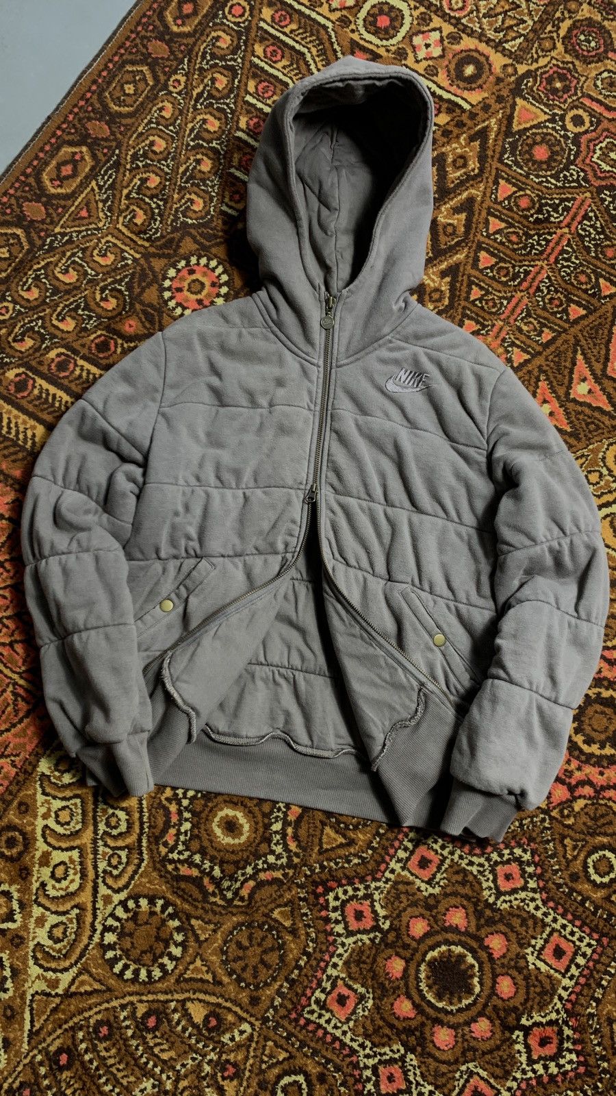 Nike × Vintage Y2K Vintage Nike Brown Jacket Women Size M / US 6-8 / IT 42-44 - 7 Thumbnail