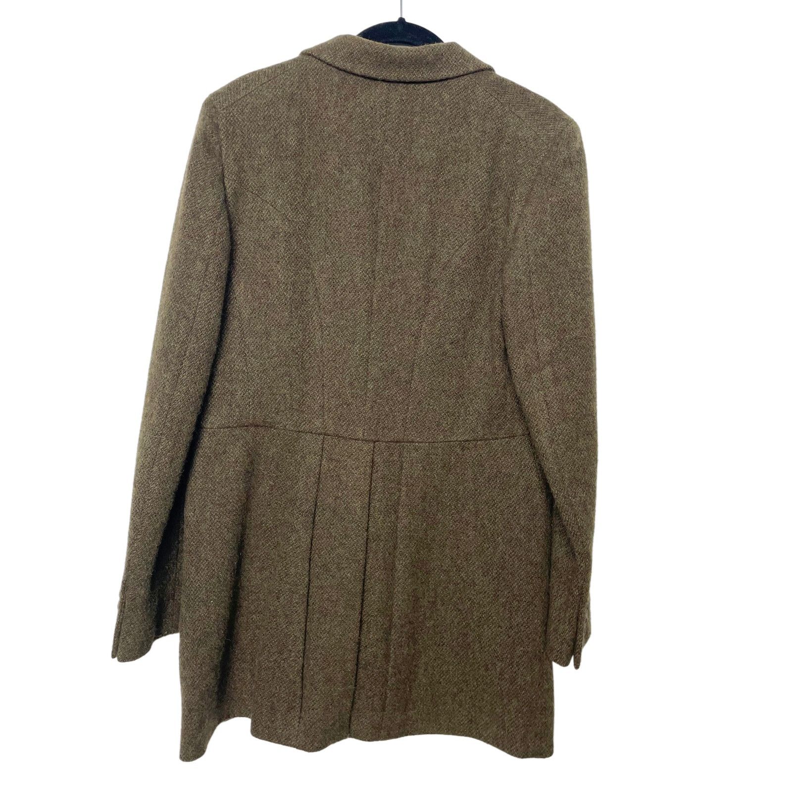 Ralph Lauren Brown/Green Wool Blazer Size XS / US 0-2 / IT 36-38 - 3 Thumbnail