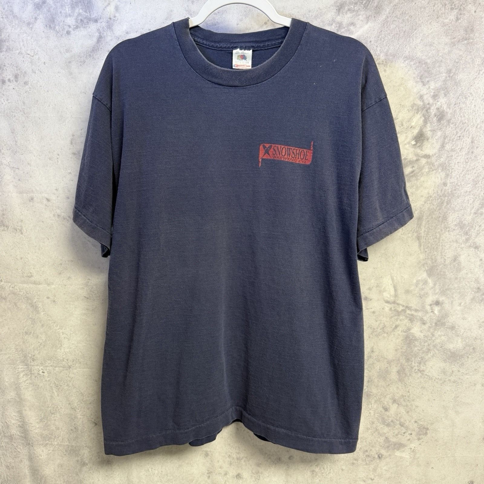 Vintage Vintage Showshoe Brewing Co Shirt Blue 90s California Nature Size US XL / EU 56 / 4 - 2 Thumbnail