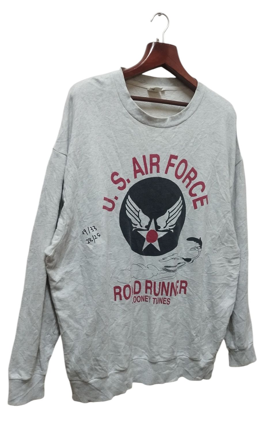 Vintage Warner Bros Road Runner Army Sweatshirt
