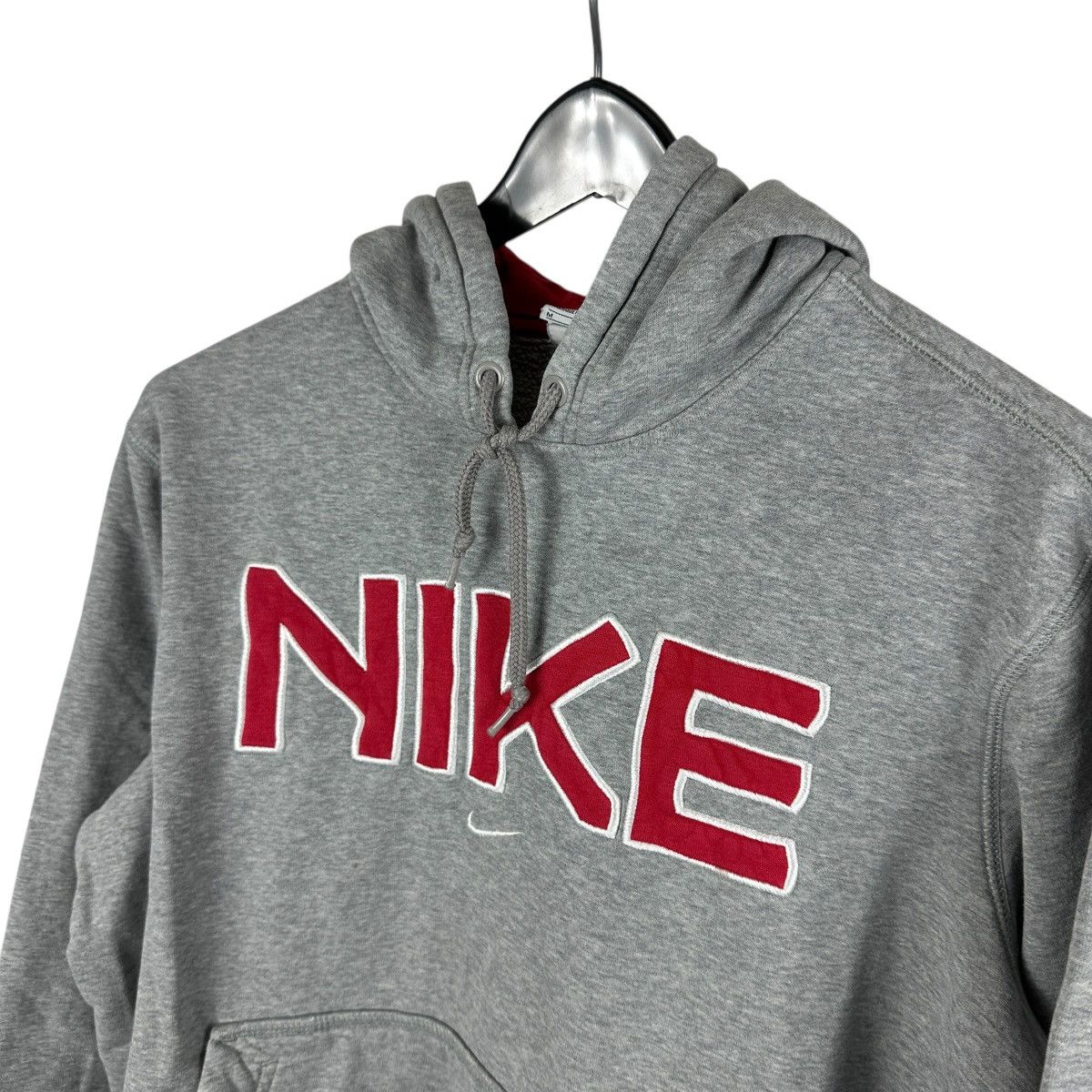 Nike Mens Y2K Nike Center Swoosh Spellout Hoodie Size US M / EU 48-50 / 2 - 8 Thumbnail