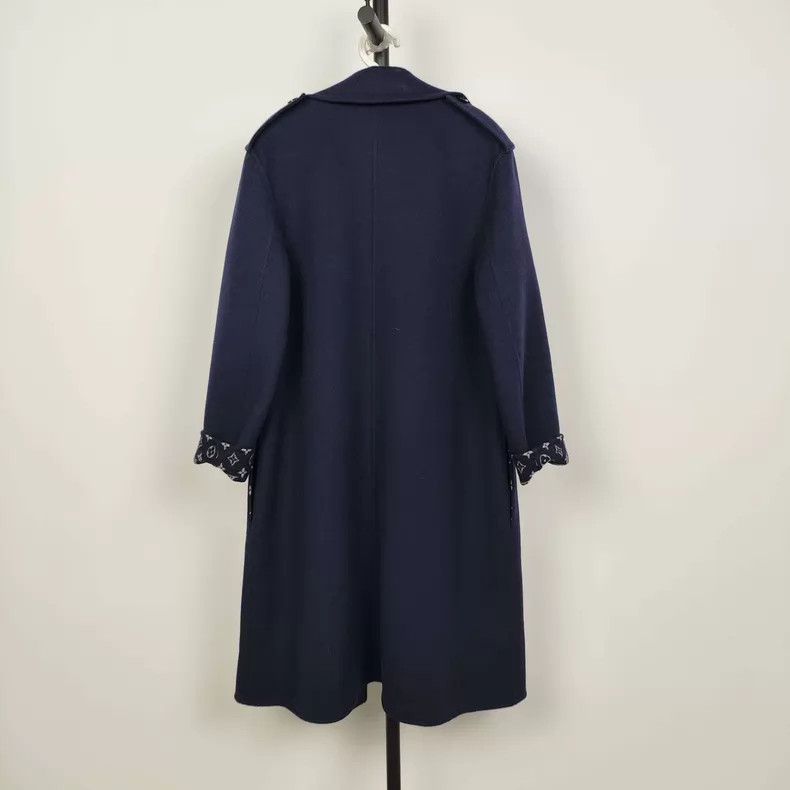 Louis Vuitton Louis Vuitton Wool printed coat Size S / US 4 / IT 40 - 2 Thumbnail