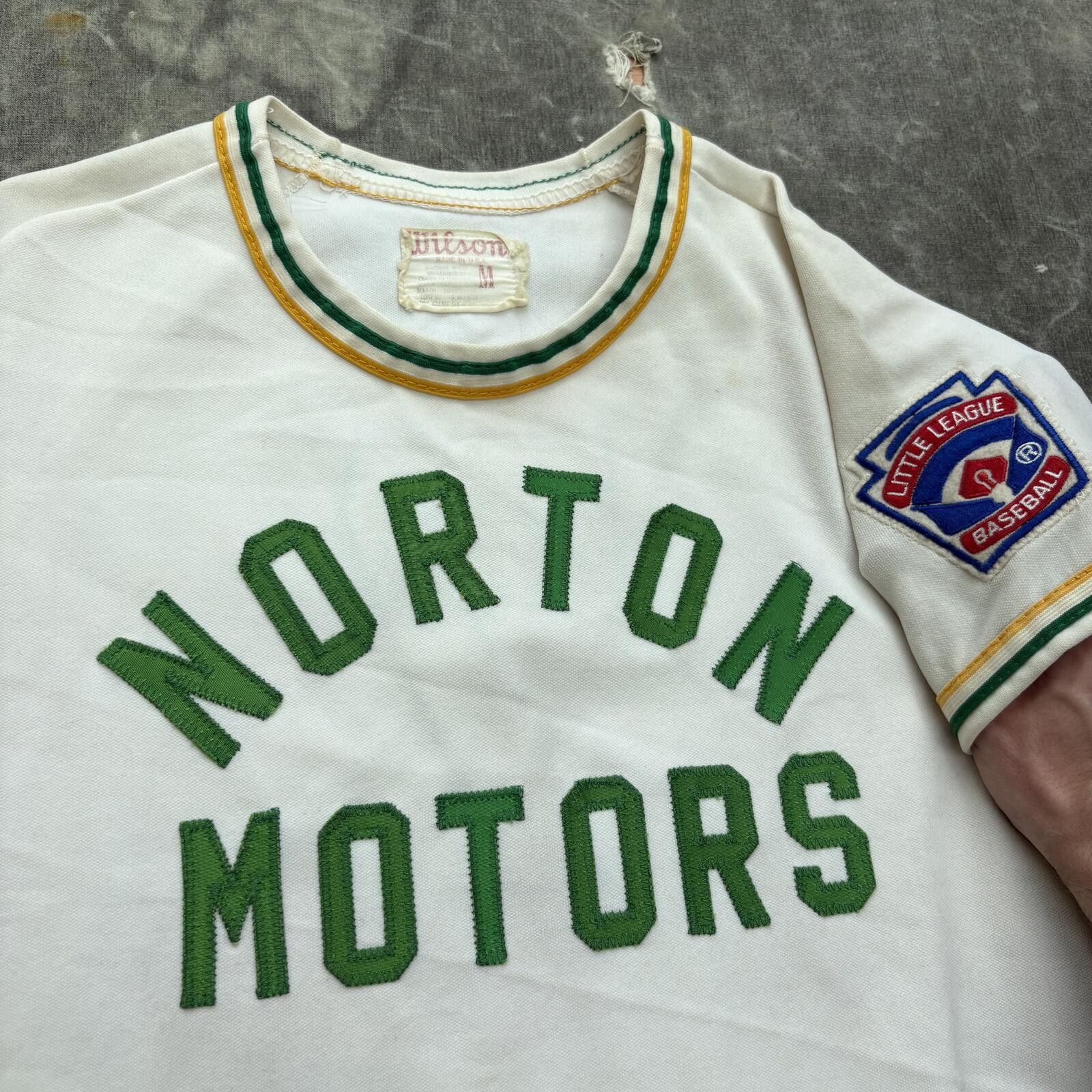 Wilson Vintage 60s Wilson Norton Motorcycles #7 Baseball Jersey Size US S / EU 44-46 / 1 - 5 Thumbnail