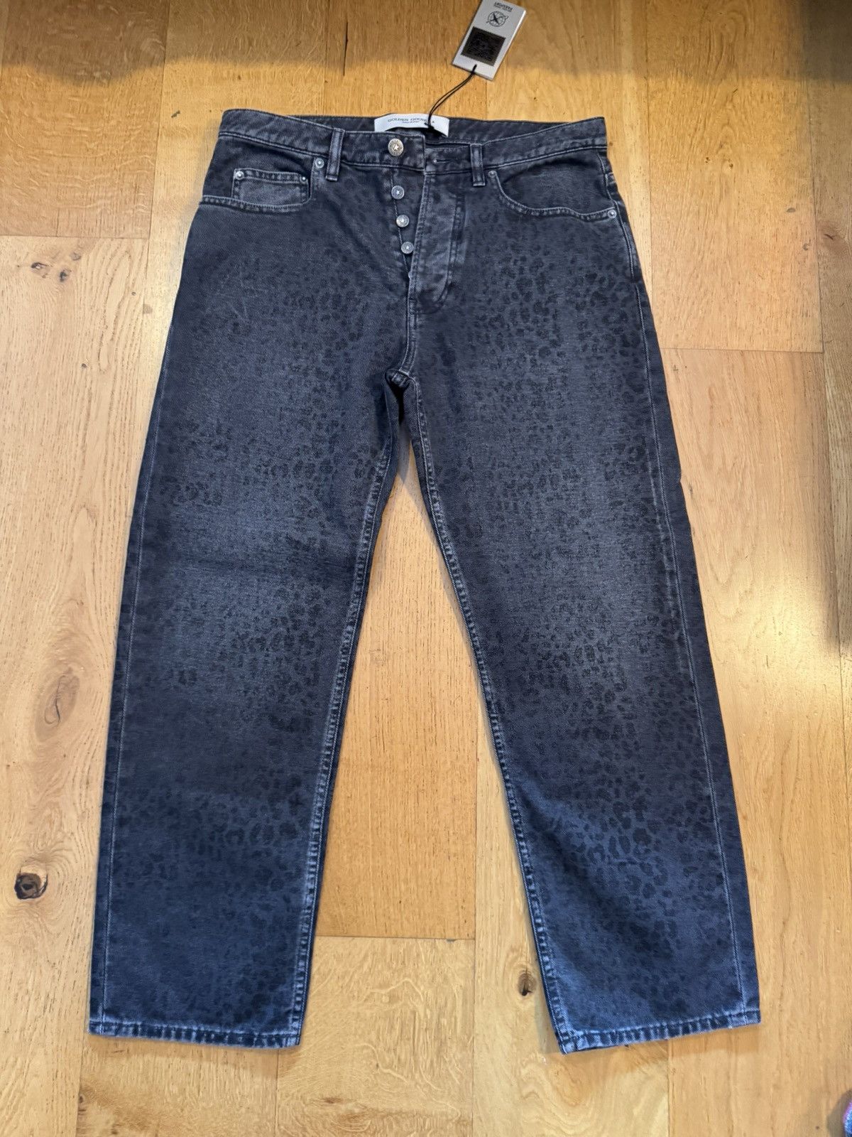 Golden Goose Leopard printed jeans — Golden Goose Size US 30 / EU 46 - 1 Thumbnail
