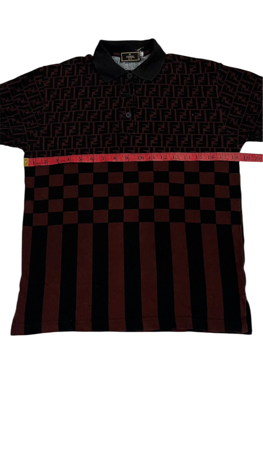 Fendi FENDI MONOGRAM POLOS SHIRT x DESIGNER x RARE Size US S / EU 44-46 / 1 - 3 Thumbnail
