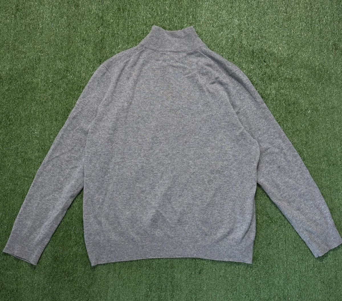 Polo Ralph Lauren Polo Ralph Lauren Halfzip Merino Wool Gray Men Size US XXL / EU 58 / 5 - 3 Thumbnail