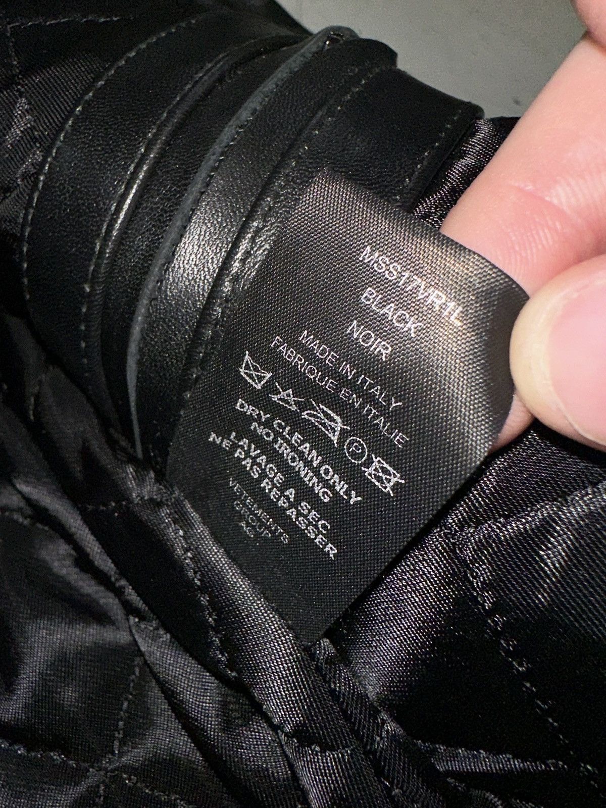 Vetements SS17 Vetements ‘Polizei’ Black Leather Moto Biker Jacket Size US XS / EU 42 / 0 - 8 Thumbnail