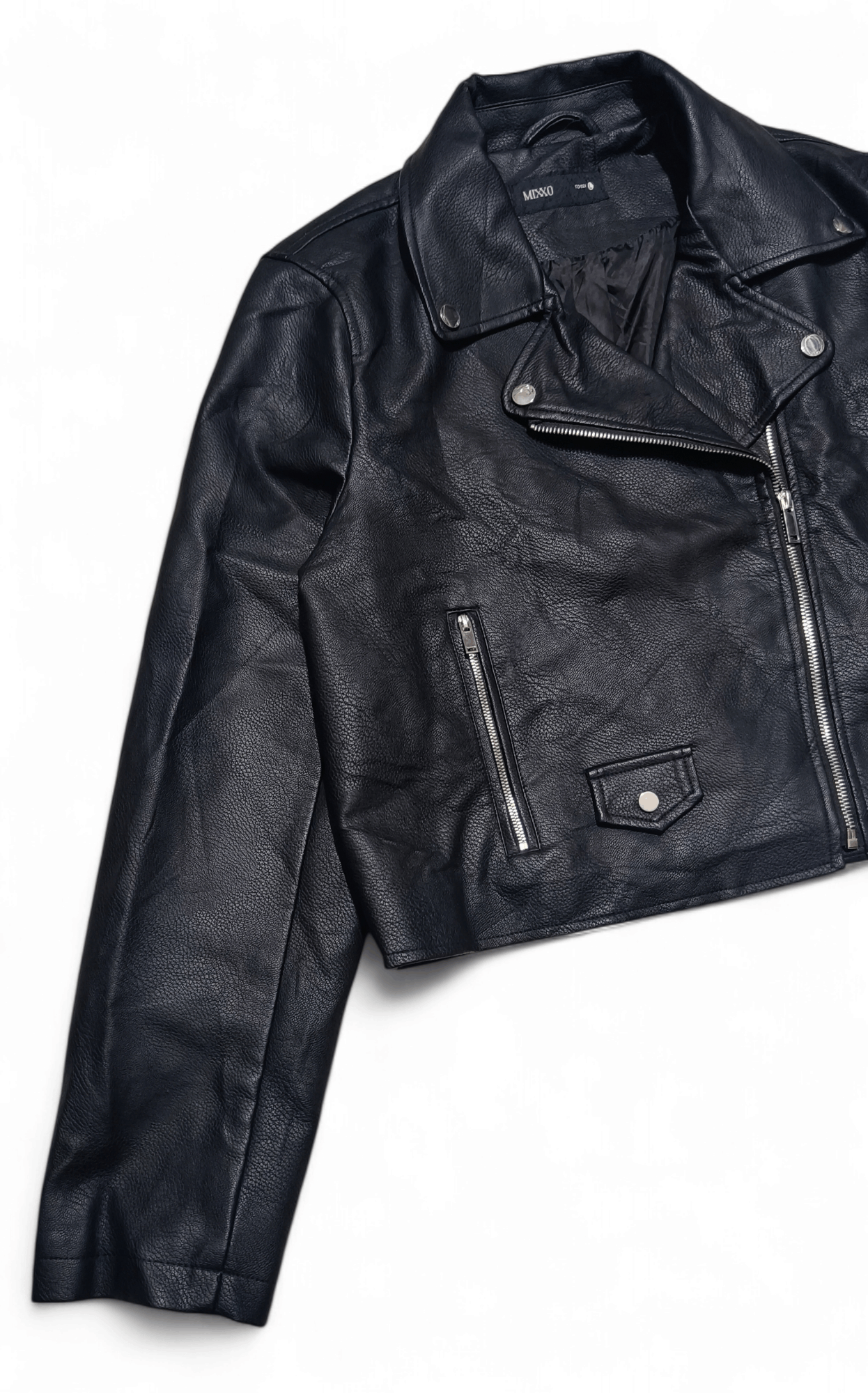 Vintage MIXXO Korean Brand KPOP Women's Ramones Faux Leather Jacket Size L / US 10 / IT 46 - 6 Thumbnail
