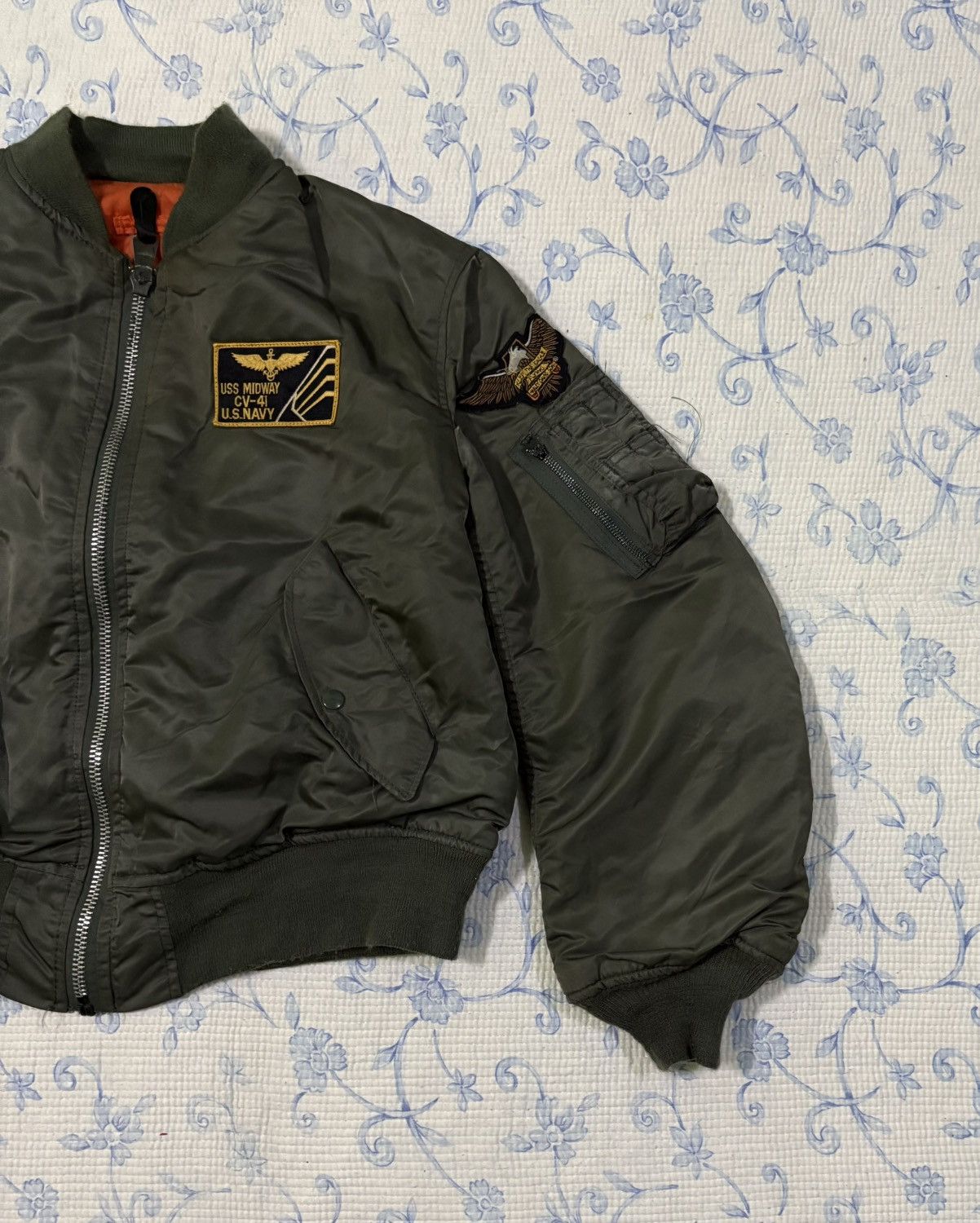 Alpha Industries Alpha Industries Midway Flight Navy Jacket Size US L / EU 52-54 / 3 - 3 Thumbnail