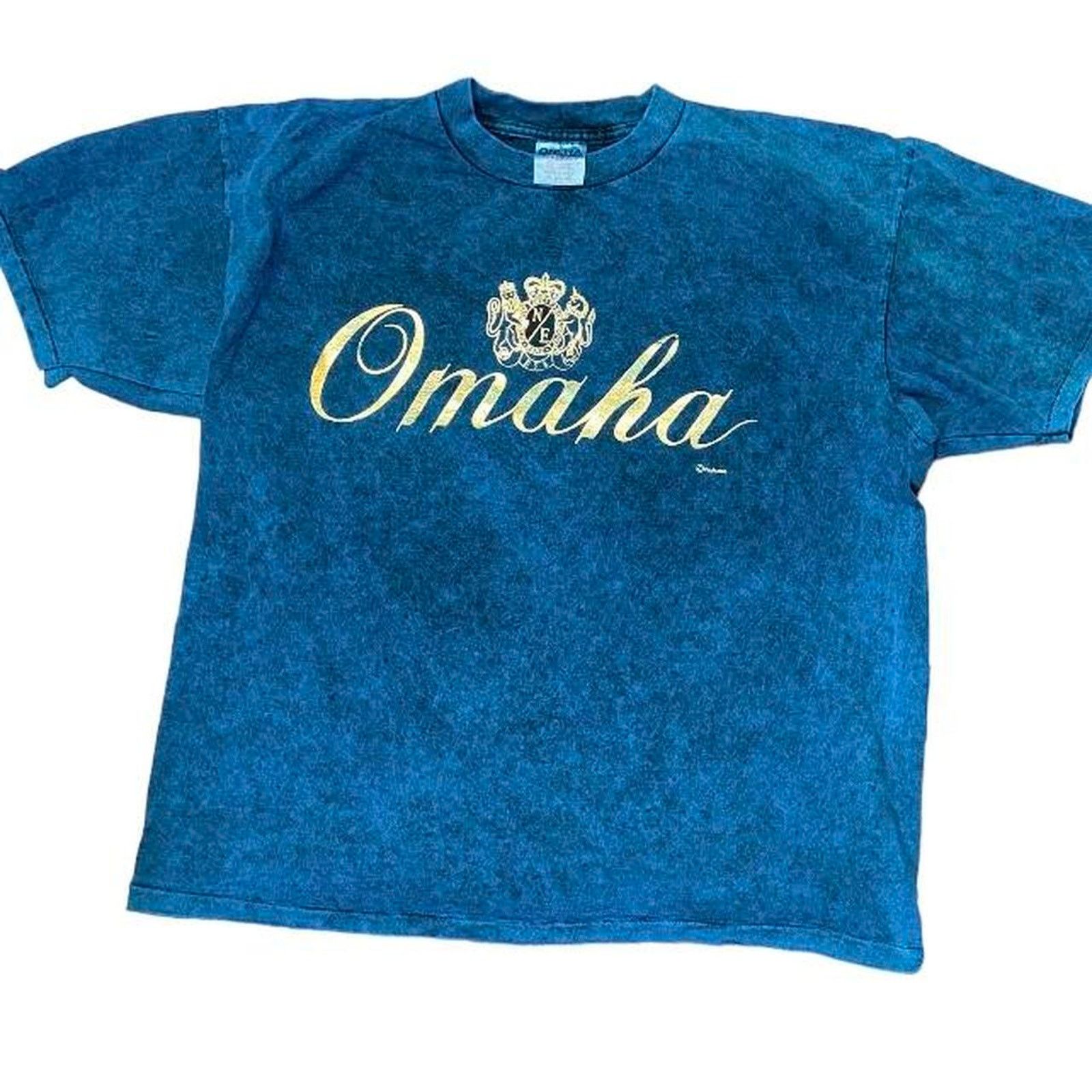 Harley Davidson 90s omaha nebraska tie dye Size US XL / EU 56 / 4 - 1 Thumbnail