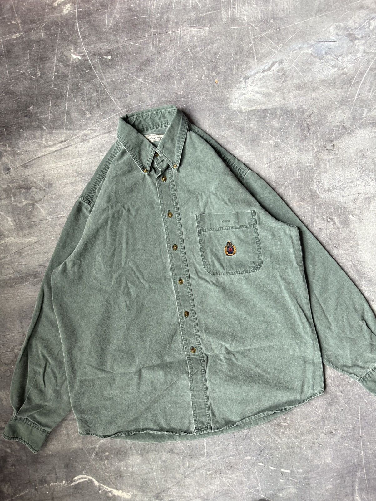 Vintage Vintage Bugle Boy Long Sleeve Buttondown Shirt (M) Size US M / EU 48-50 / 2 - 5 Thumbnail