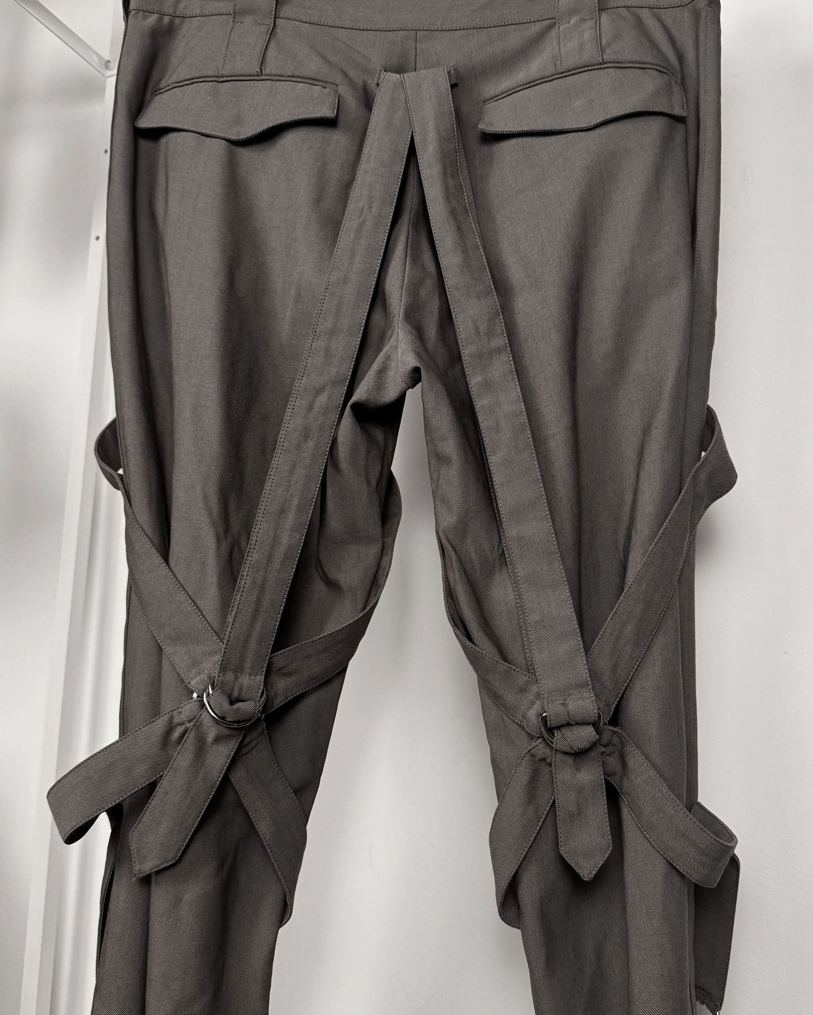 Jean Paul Gaultier Jean Paul Gaultier Bondage Belted Tailored Pants Size US 34 / EU 50 - 8 Thumbnail