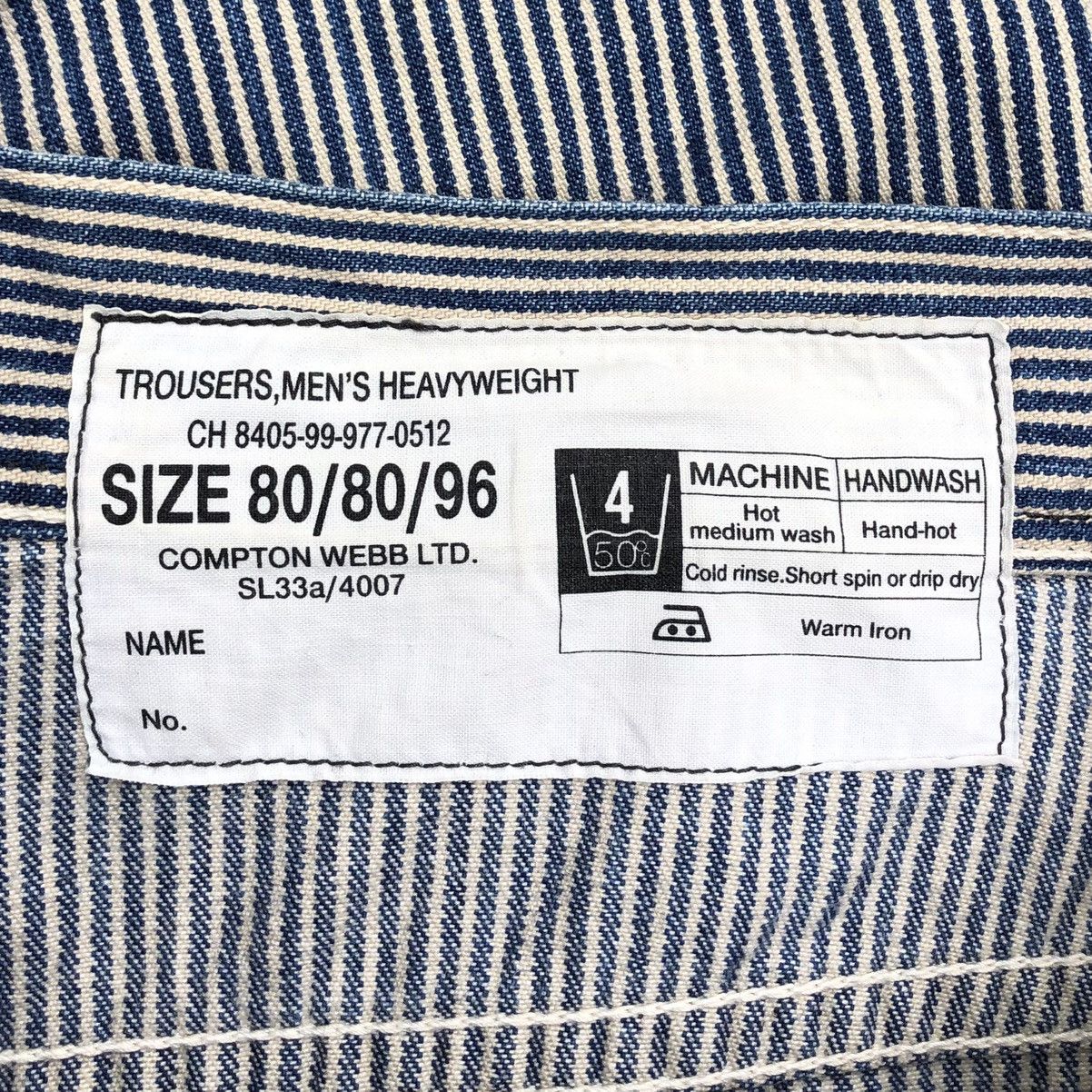 Japanese Brand Vintage TROUSERS MEN’S Striped Hikory Bush Pants Size US 32 / EU 48 - 15 Thumbnail