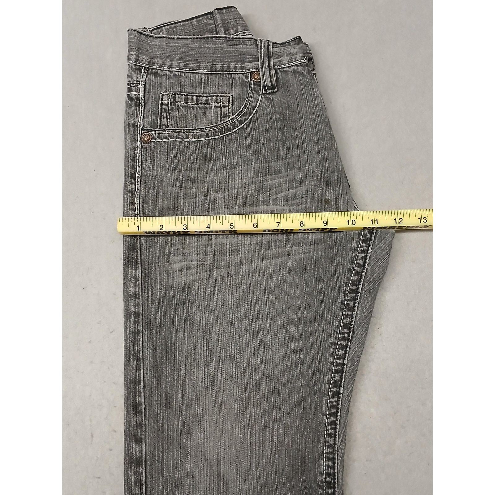 Other Royal (32x30) Mens Gray Straight Boot Cut Denim Jeans Size US 32 / EU 48 - 6 Thumbnail