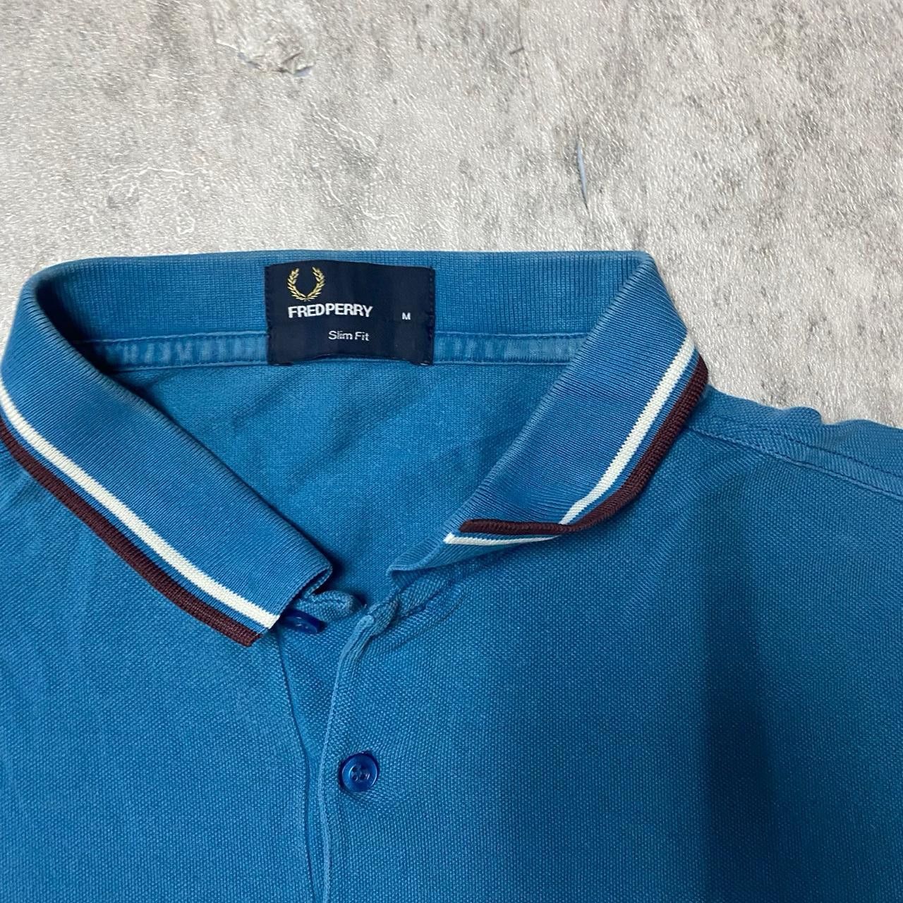 Fred Perry Blue Fred Perry polo shirt with embroidered logo polo Size US M / EU 48-50 / 2 - 3 Thumbnail