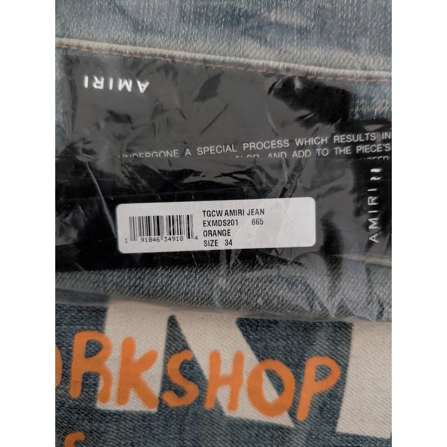 Amiri o1rshd1 TGCW Amiri Jeans in Orange Size US 34 / EU 50 - 20 Thumbnail