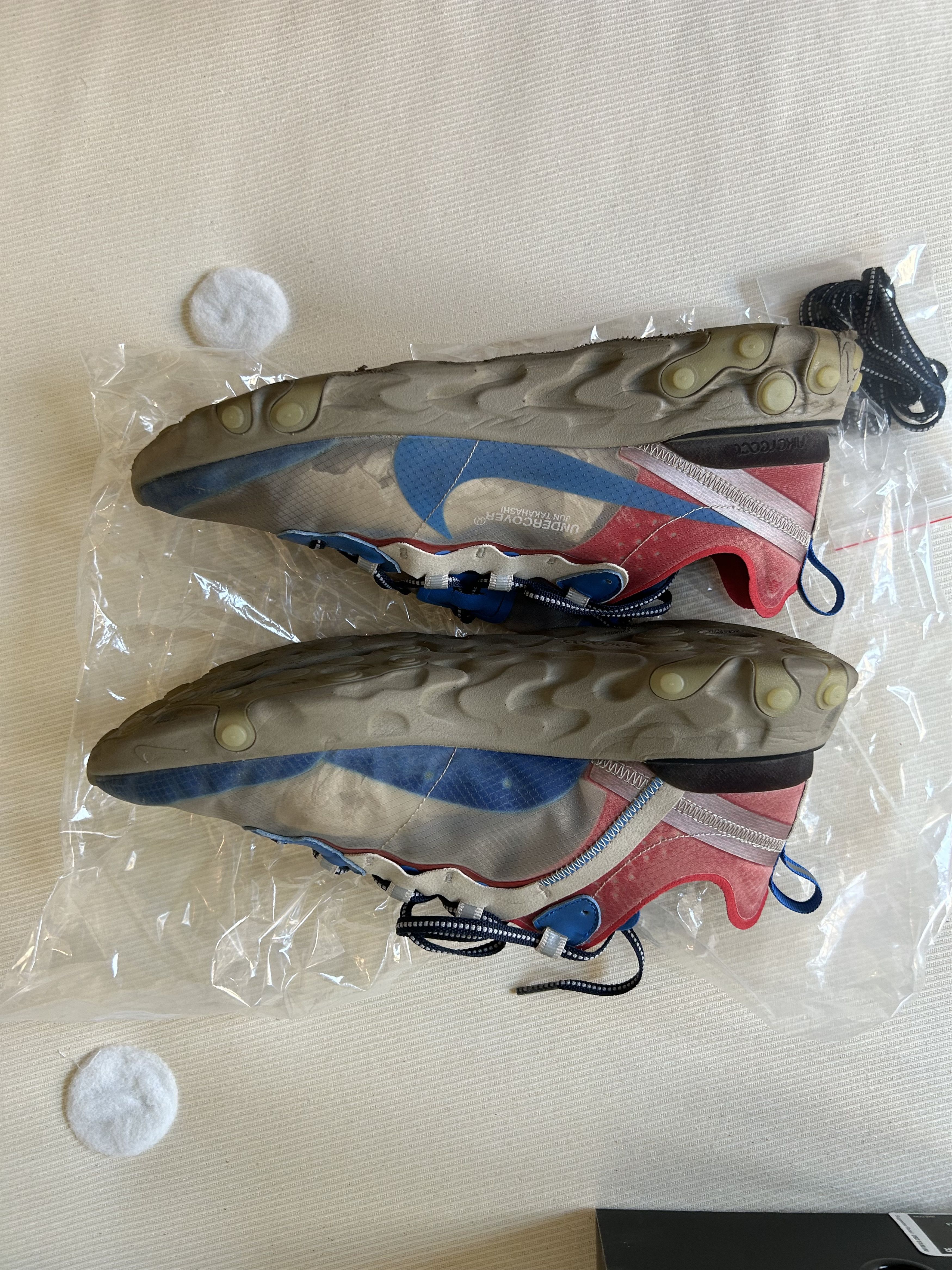 Undercover Nike React Element 87 Undercover Light Beige Chalk Size US 11.5 / EU 44-45 - 2 Thumbnail