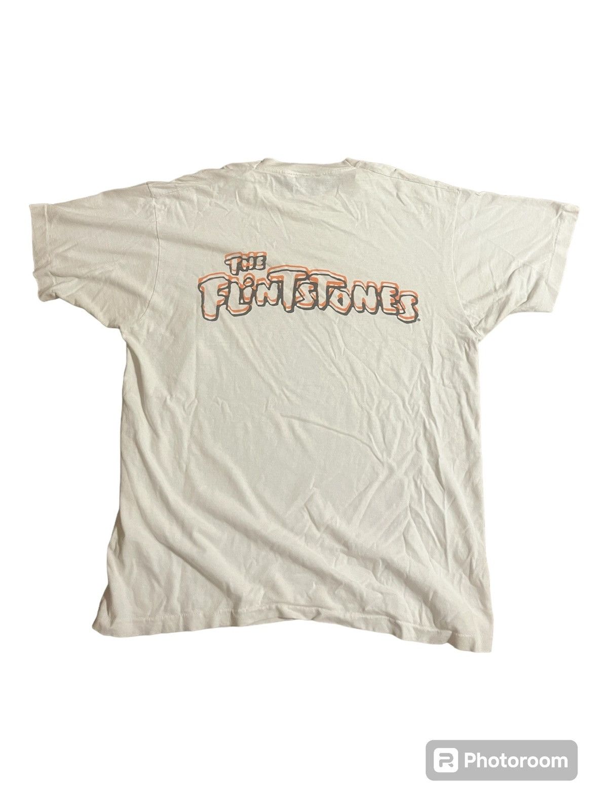 Vintage 1990s the flintstones marlin tease T shirt Size US XL / EU 56 / 4 - 2 Thumbnail