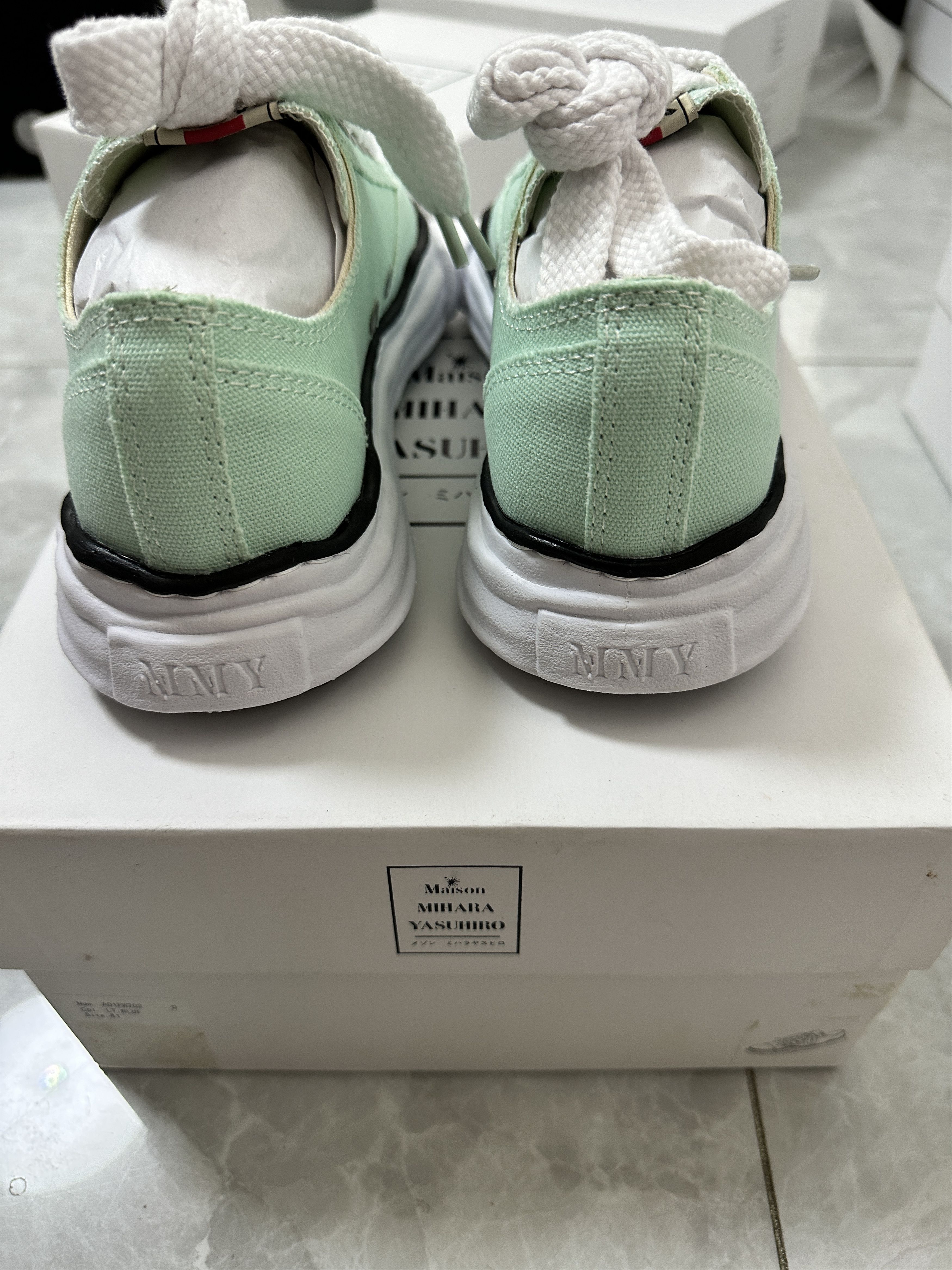 Maison MIHARA YASUHIRO Maison MIHARA YASUHIRO Low-top Sneakers in Light Blue Size US 8 / EU 41 - 2 Thumbnail