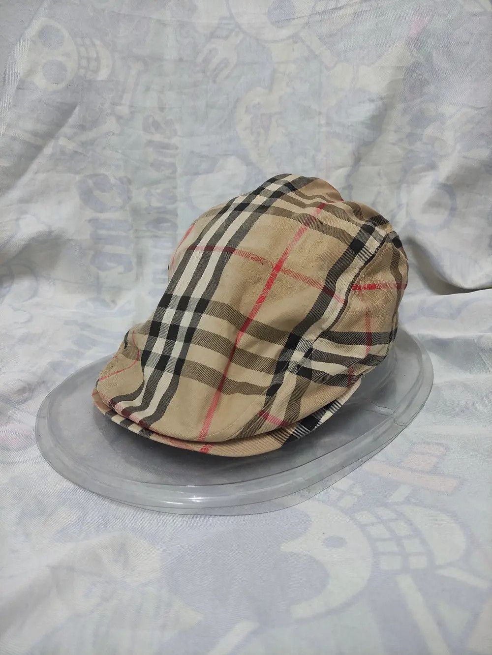 Burberry BURBERRY NOVA CHECK VINTAGE BARETTA CAP Size ONE SIZE - 10 Thumbnail
