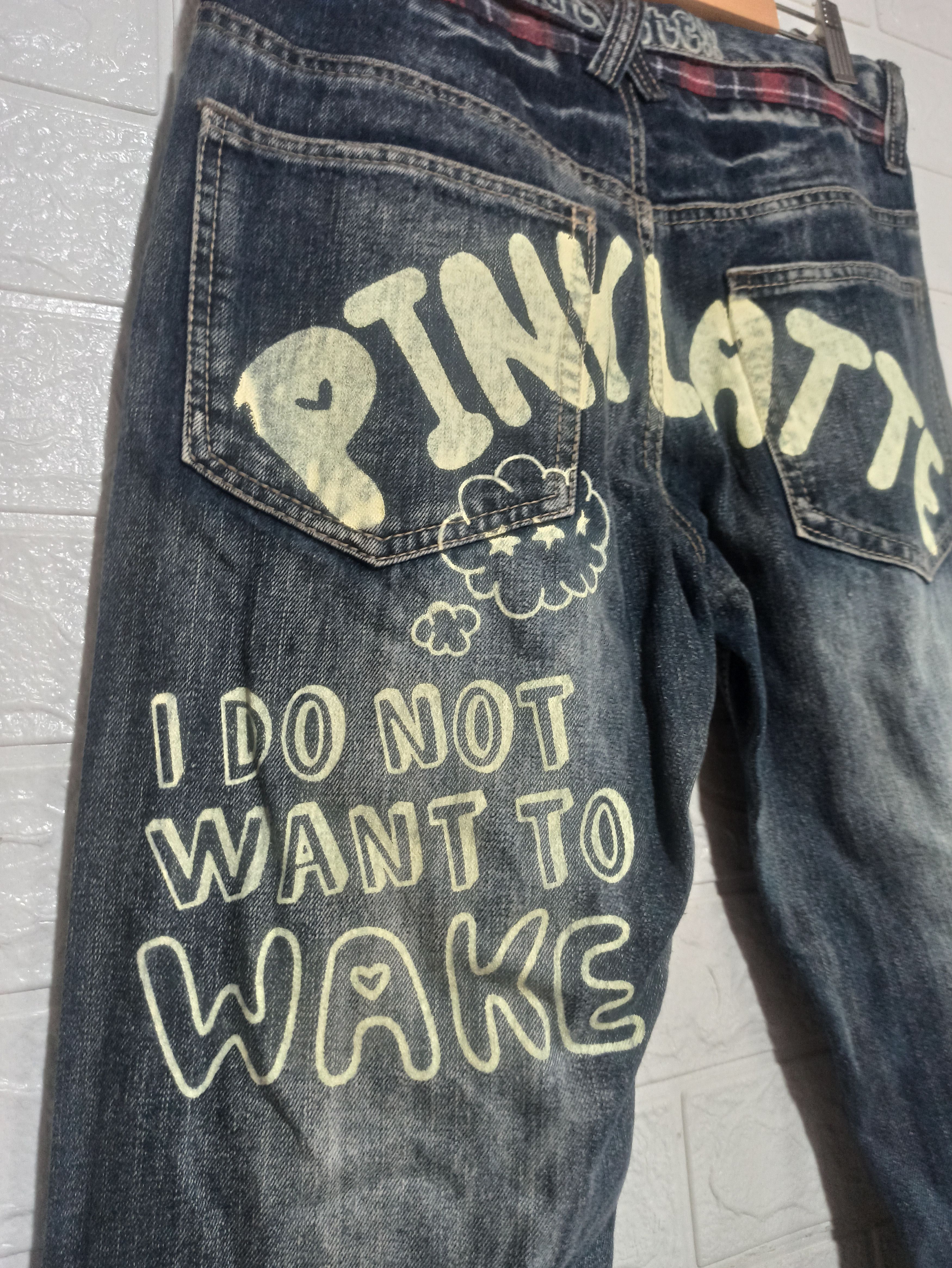 Japanese Brand Pink Latte Jeans Pants Size 30" / US 8 / IT 44 - 6 Thumbnail