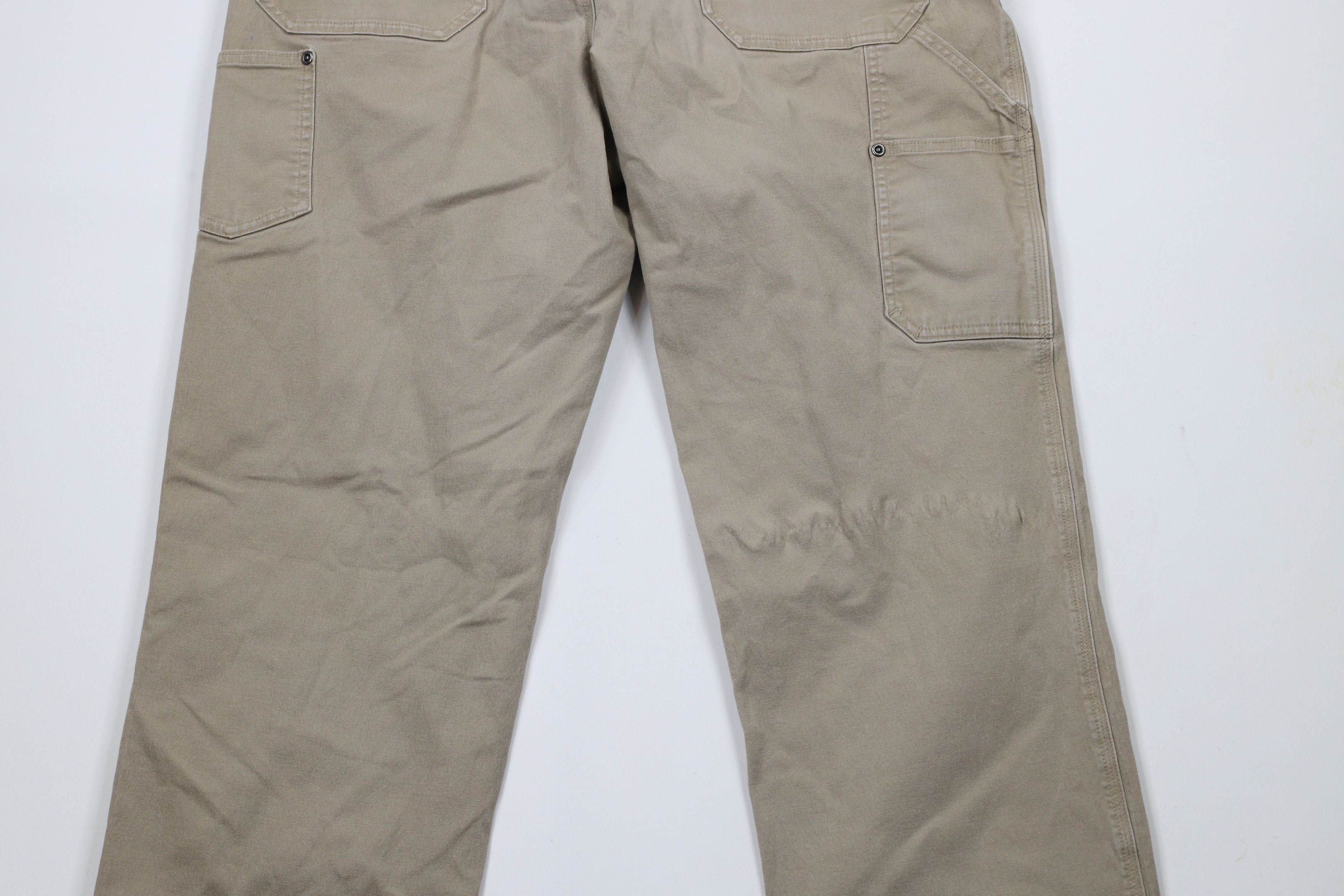 Duluth Trading Company × Vintage Duluth Trading Co Fit Flex Fire Hose Wide Leg Dungaree Pants Size US 36 / EU 52 - 11 Thumbnail