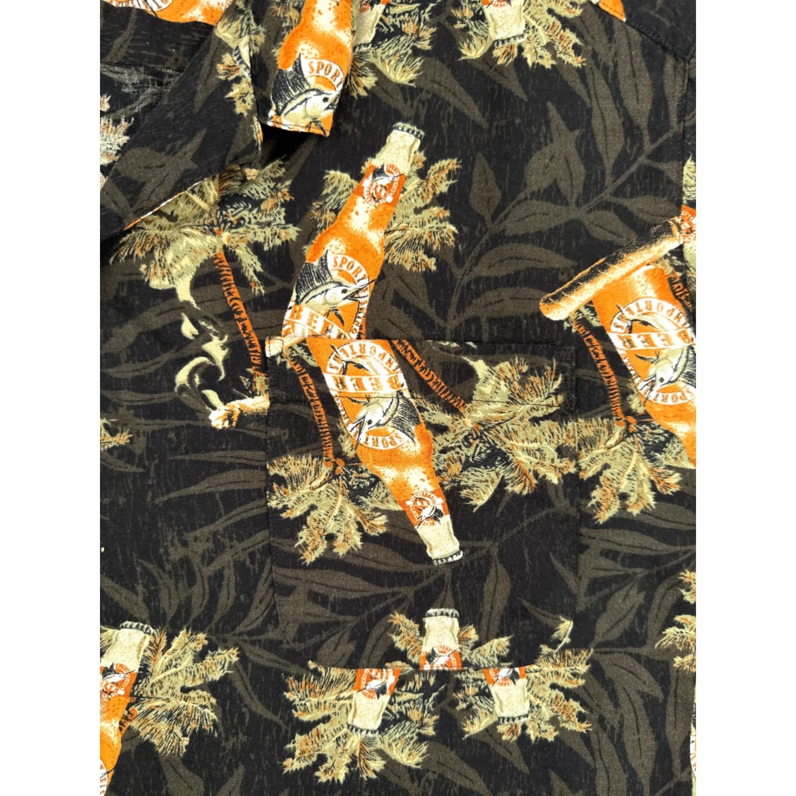 Vintage VINTAGE Puritan Shirt Men 3XL Black Floral Hawaiian Palm 100% Rayon Viscose Button-Up Collar Shirt Adults Mens Size US XXL / EU 58 / 5 - 6 Thumbnail