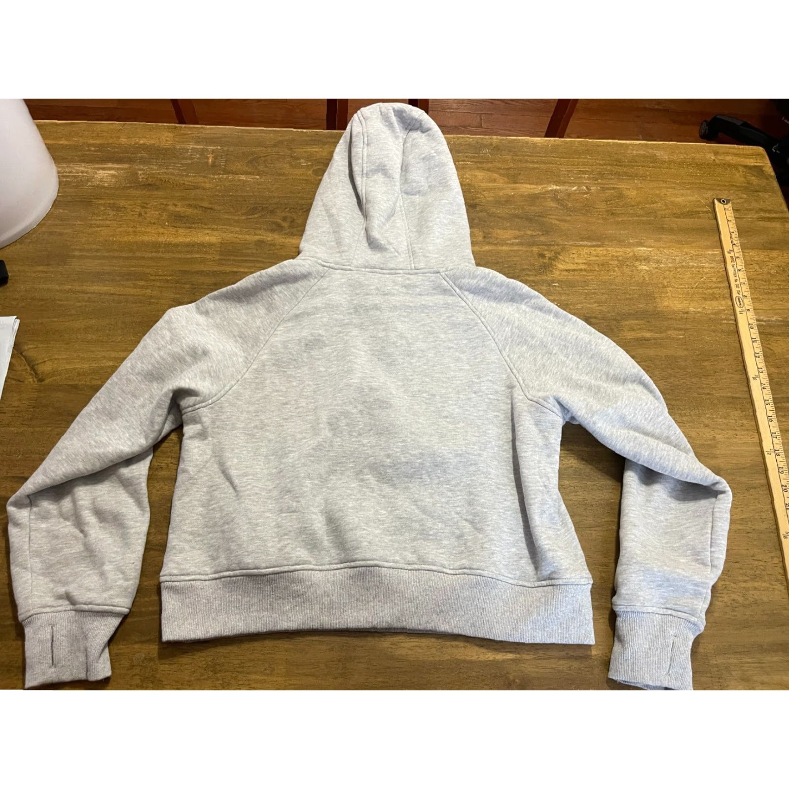 Vintage Automet Hoodie Women’s Medium Gray Pullover Long Sleeve Half Zip - Activewear, Regular Fit, Zip Closure, Solid - Hoodie - Womens Size M / US 6-8 / IT 42-44 - 2 Thumbnail