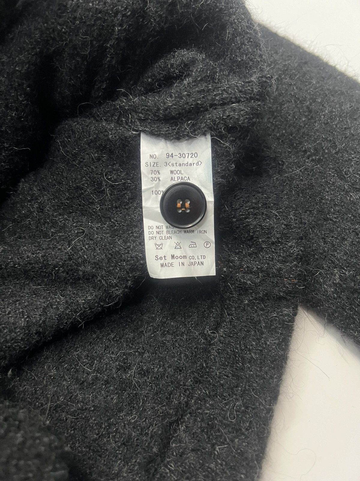 Japanese Brand INBREED SET MOON CO LTD WOOL JACKET Size S / US 4 / IT 40 - 7 Thumbnail