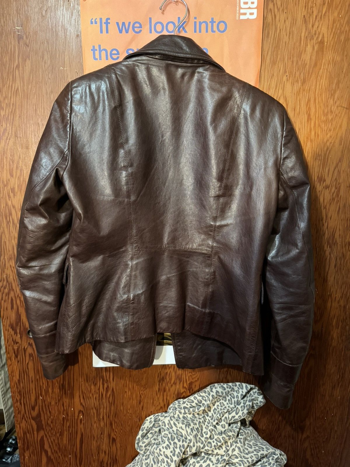 Malo Malo Leather JackeT Size M / US 6-8 / IT 42-44 - 4 Thumbnail