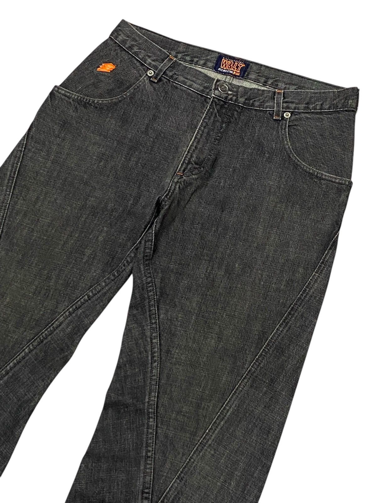 W&LT W&LT Walter Van Beirendonck Spiral Cut Denim Pants Size US 30 / EU 46 - 5 Thumbnail