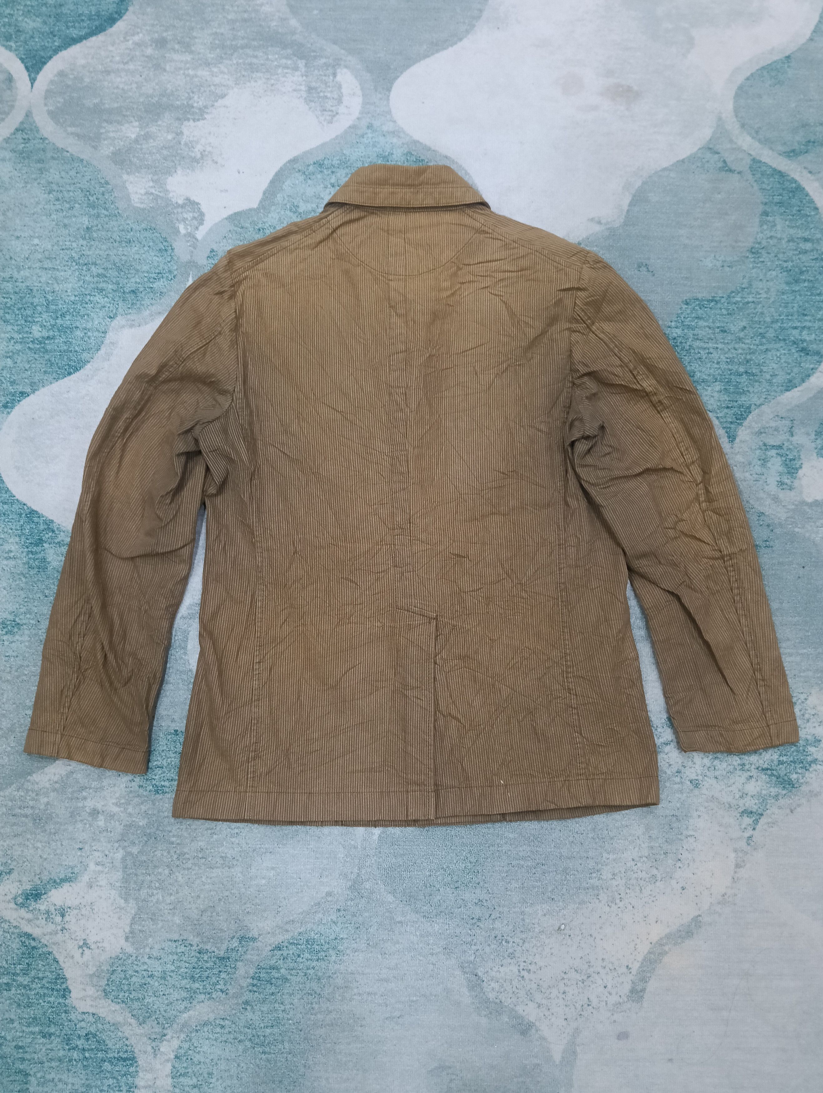Japanese Brand × Vintage × Yohji Yamamoto All Against Risk By Yohji Yamamoto Like Simple Jacket Size US M / EU 48-50 / 2 - 2 Thumbnail