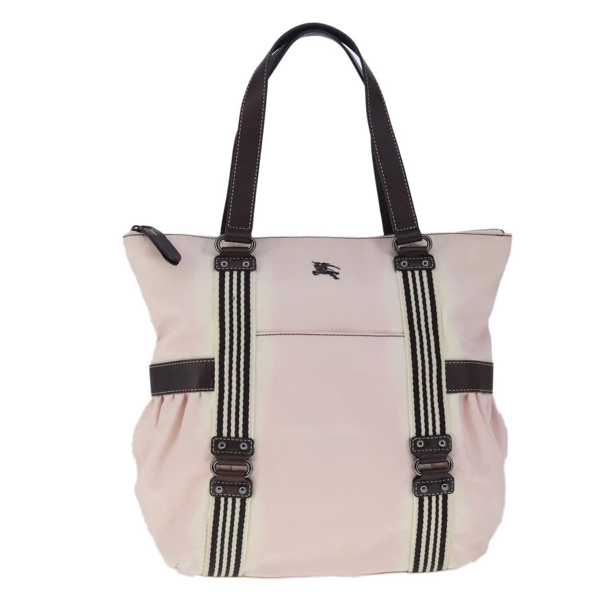 Burberry Pink Synthetic Tote Bag (Pre-Owned) Size ONE SIZE - 1 Thumbnail