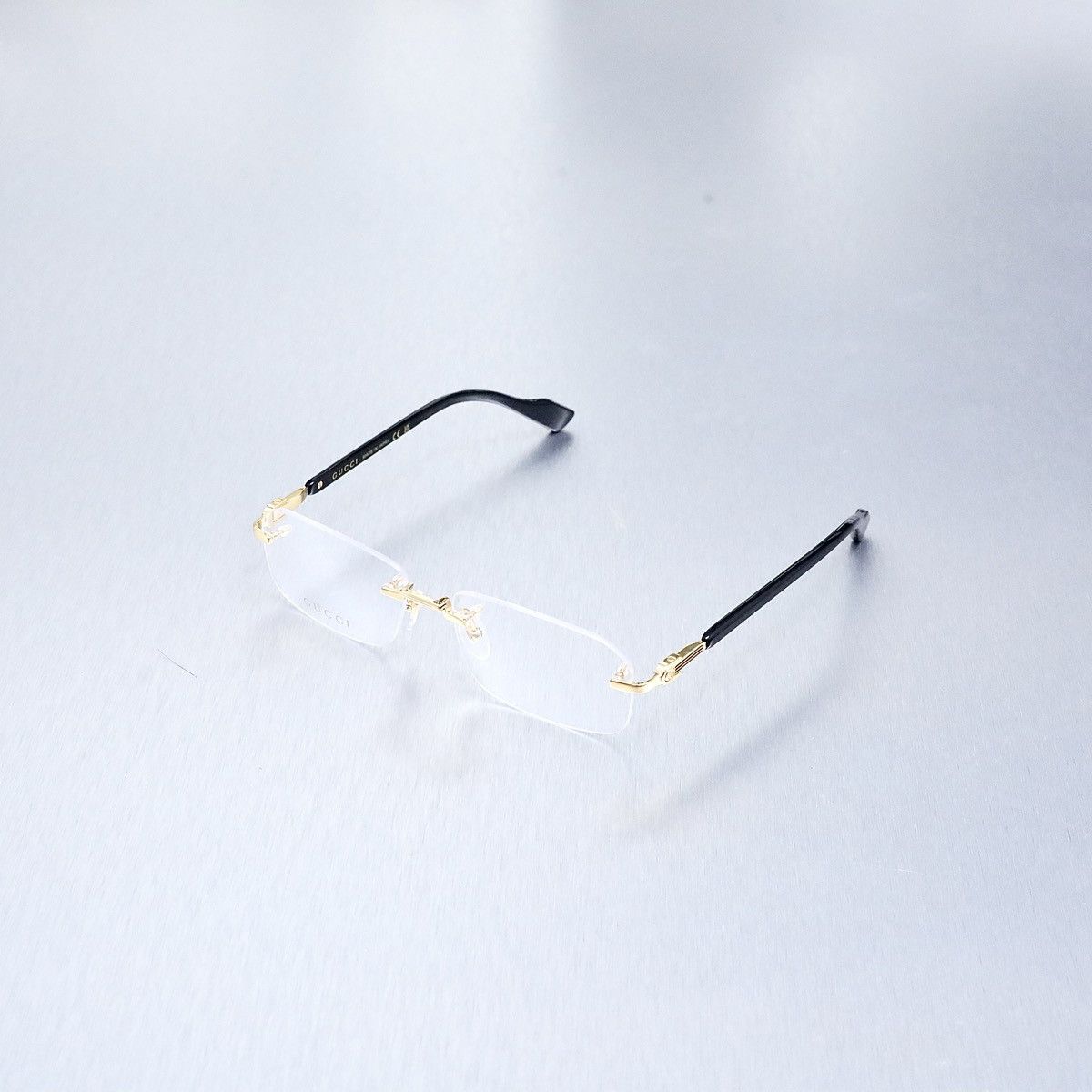 image of Gucci Gg1221O 001 Glasses in Black, Men's